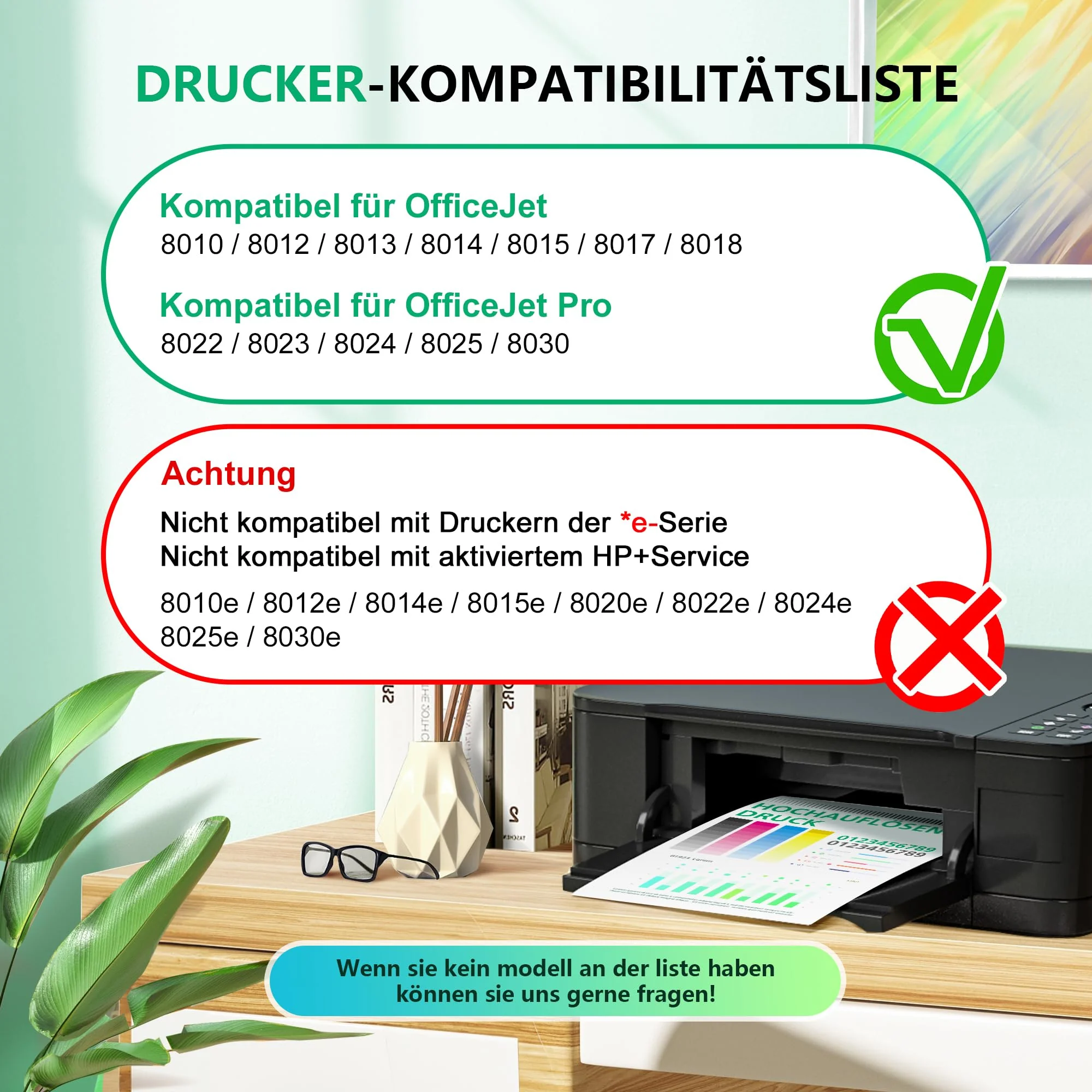 NewLift 912XL für HP 912 Druckerpatronen Kompatibel für HP 912 HP 912 XL Multipack für HP Officejet Pro 8022 Patronen für HP officejet pro 8020 8012 8010(Schwarz Cyan Magenta Gelb,4er-Pack) - Image 6