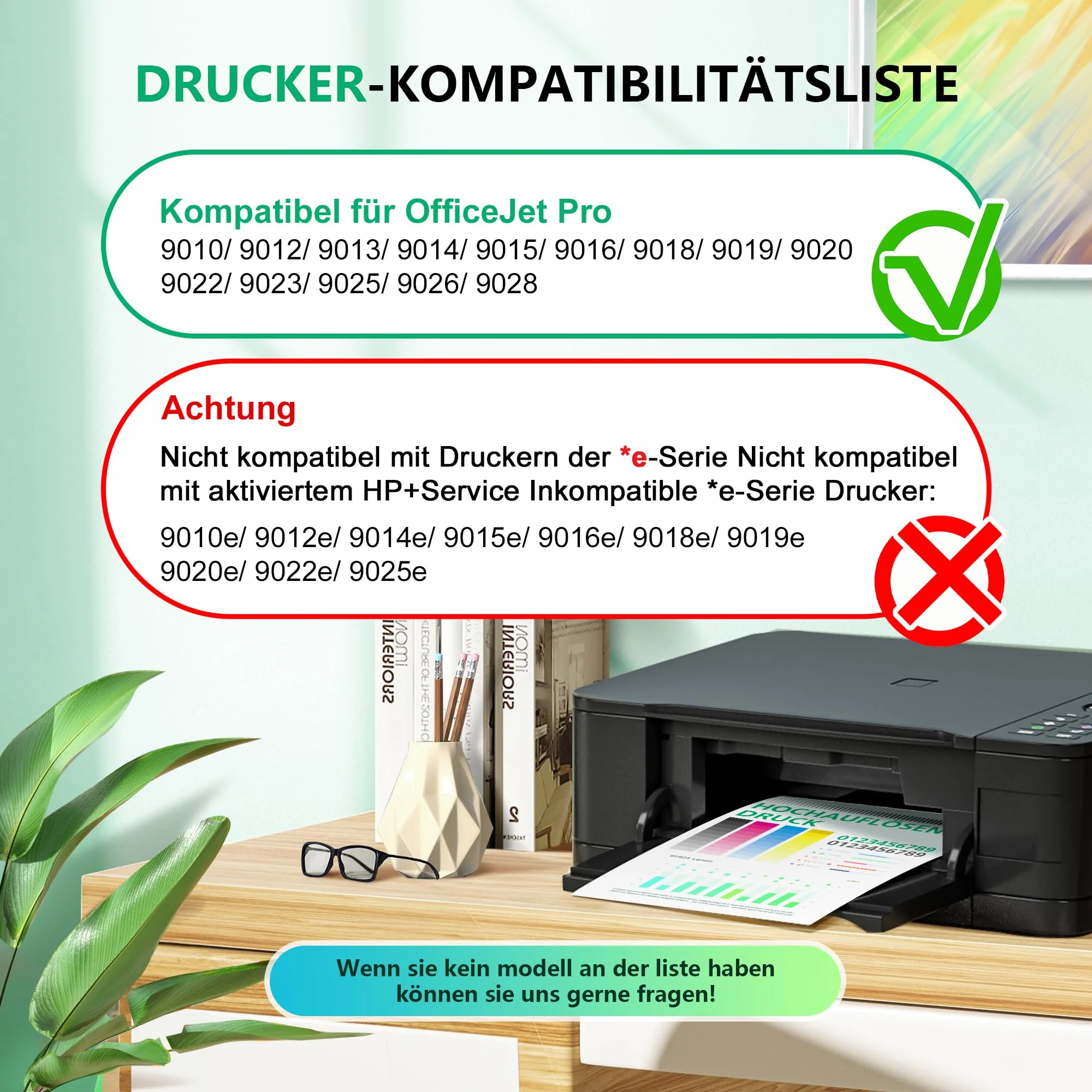 NewLift 963XL Multipack Kompatibel für HP 963 HP 963XL Druckerpatronen für HP officejet Pro 9010 patronen,9020 9012 9022 9014 9015 9016 9018 9019 (963XL Multipack,4er-Pack) - Image 12