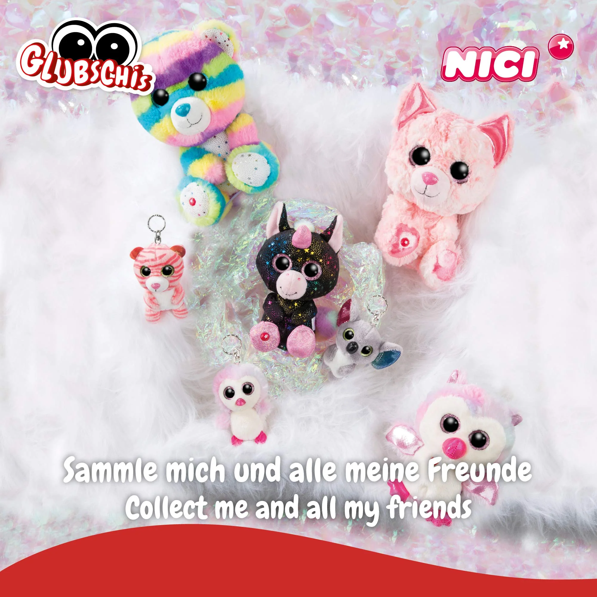 NICI Glubschis: Das Original – Koala Miss Crayon 15 cm – Kuscheltier mit großen Augen – Flauschiges Plüschtier mit Glitzeraugen – Schmusetier für Kuscheltierliebhaber – 46319 - Image 6