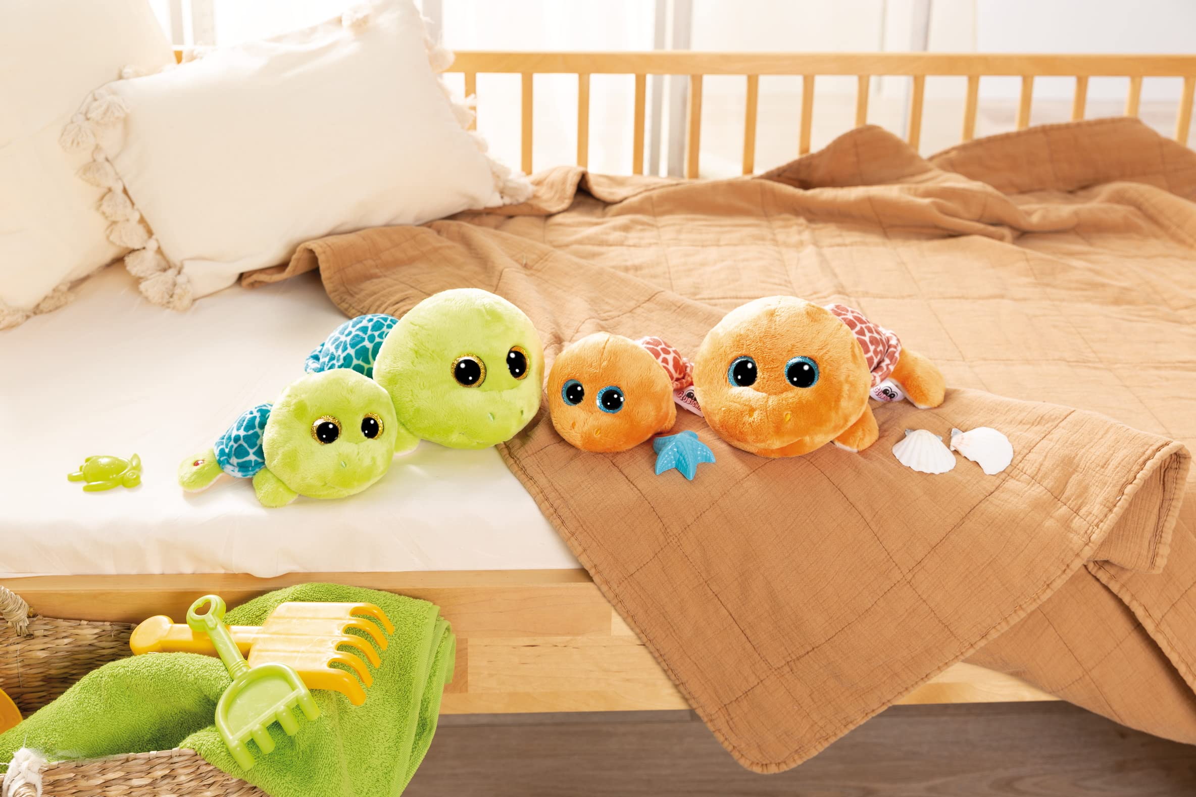 NICI GLUBSCHIS Schildkröte Hubbli 15 cm – Kuscheltier aus weichem Plüsch, niedliches Plüschtier zum Kuscheln und Spielen, für Kinder & Erwachsene, 48765, tolle Geschenkidee, grün - Image 4