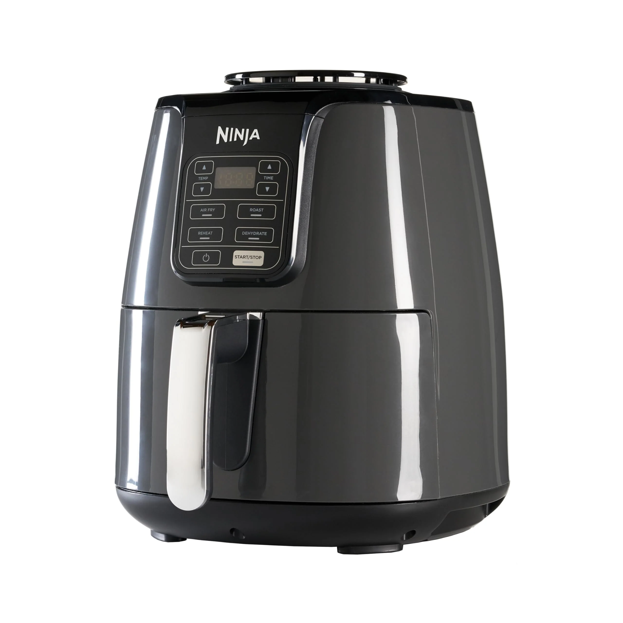 Ninja Air Fryer Heißluftfritteuse, 3,8L Airfyer, Antihaftbeschichtung, spülmaschinenfester Korb, 2-4 Portionen, digital, 4-in-1, Grau & Schwarz, AF100EU - Image 5