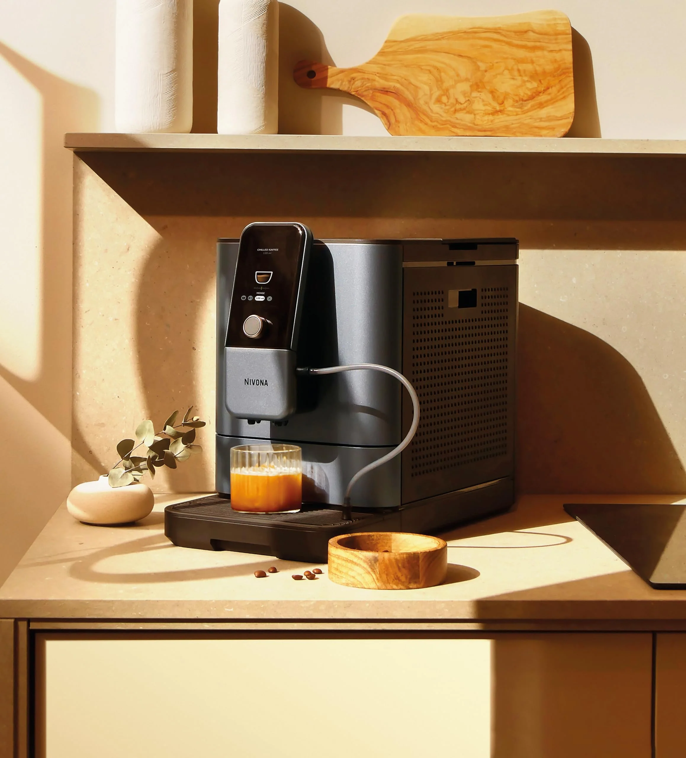 Nivona Kaffeevollautomat NIVO8'107 NIVO 8107 in Perlenblau neu mit Chilled Brew - Image 2
