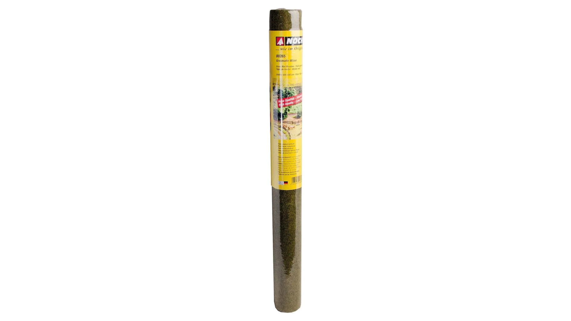 NOCH® Grasmatte „Wiese“, mit Modellbau Gras, 120 x 60 cm für die Spurweiten H0, N, Z ideal für ländliche Szenen und DIY-Projekte, grün - Image 3