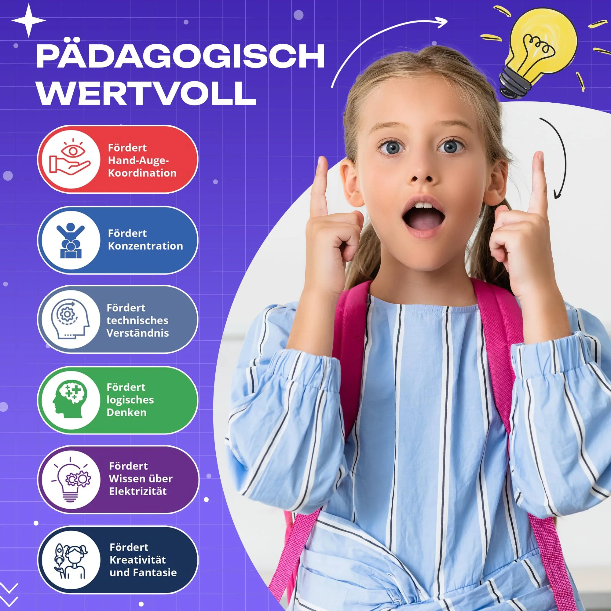 noDNA Elektronik Baukasten Kinder - 300 spannende Experimente für Kinder ab 8 Jahren, Elektro Experimentierkasten ab 8 Jahre inkl. Lernquiz & bebildeter Anleitung – Elektrobaukasten - Image 8