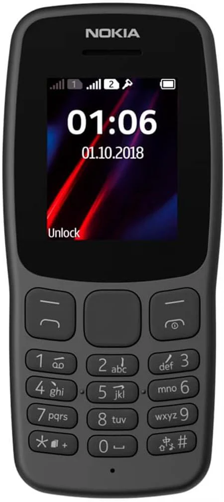 Nokia 106 (2018) 4G Schwarz (Black) Dual-SIM - Image 3