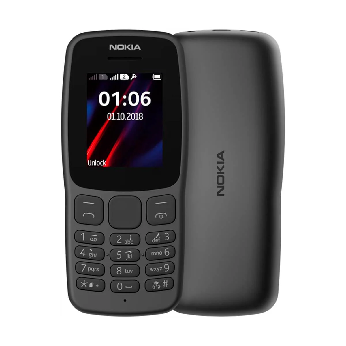 Nokia 106 (2018) 4G Schwarz (Black) Dual-SIM - Image 6
