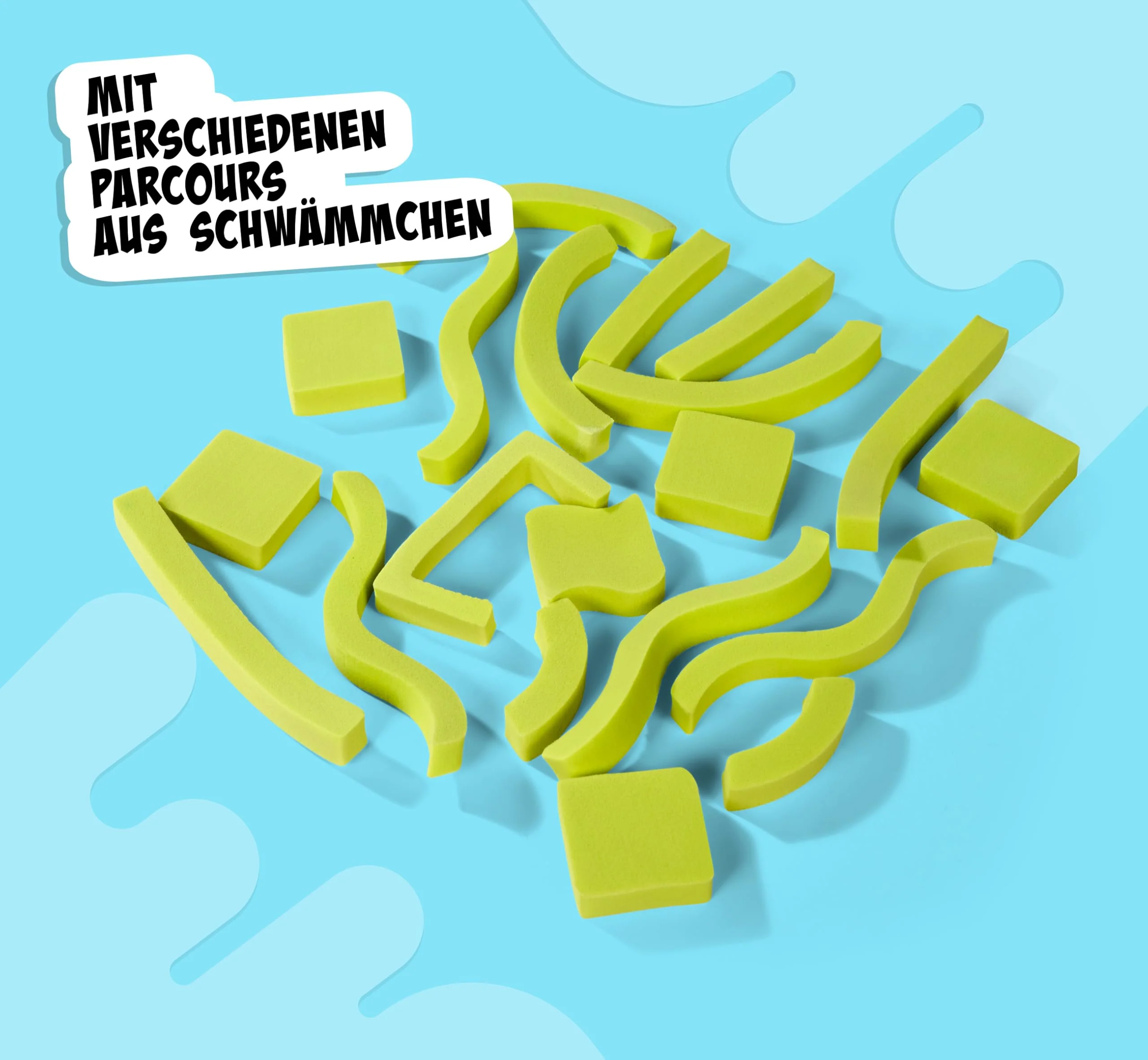 Noris 606064711 - Blob - Der verrückte Tropfenspaß (Spiel ab 5 Jahre) - innovatives Geschicklichkeitsspiel mit Wow-Effekt für Kinder, Labyrinth mit endlosen Herausforderungen, 1-2 Spieler - Image 2