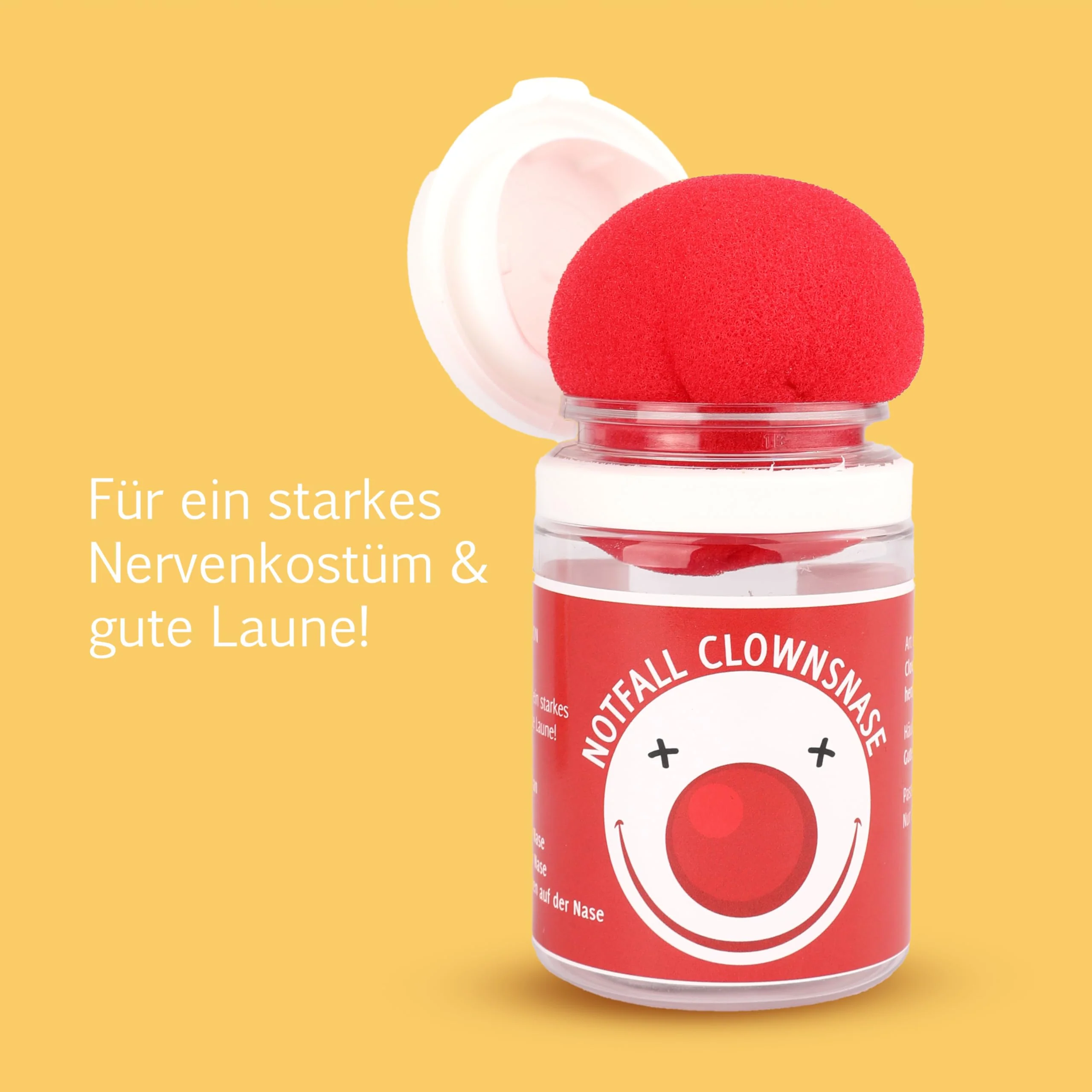 Notfall Clownsnase – Sofortiger Stressabbau & herzhaftes Lachen, Gag-Nase für Aufheiterung und Entspannung, Perfektes Accessoire für Karneval, Partys & humorvolle Notfälle von Liebeskummerpillen - Image 5