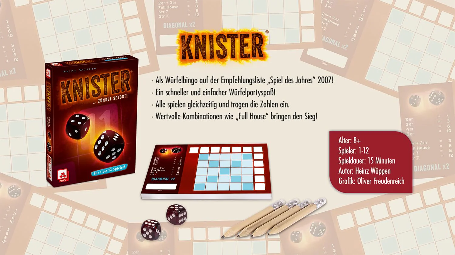 NSV - 4050 - KNISTER - Würfelspiel - Image 5