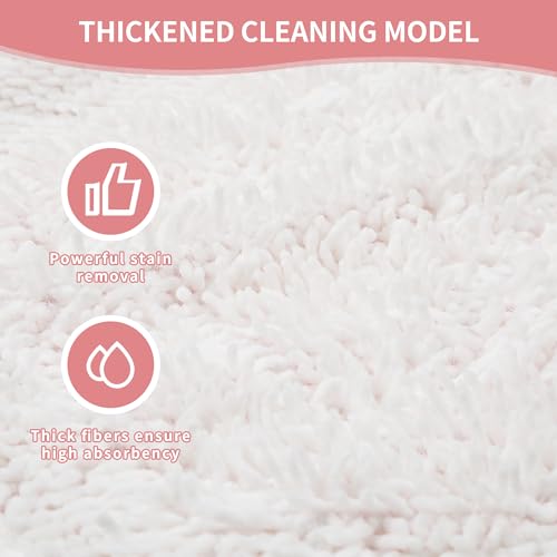 Nuangoo 10 Stück für Vileda Dampfreiniger Ersatzbezug Mikrofaser Set,Kompatibel mit dem Dampfreiniger für Vileda Steam Plus,Wiederverwendbar zur Bodenreinigung