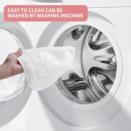 Nuangoo 10 Stück für Vileda Dampfreiniger Ersatzbezug Mikrofaser Set,Kompatibel mit dem Dampfreiniger für Vileda Steam Plus,Wiederverwendbar zur Bodenreinigung - Image 6