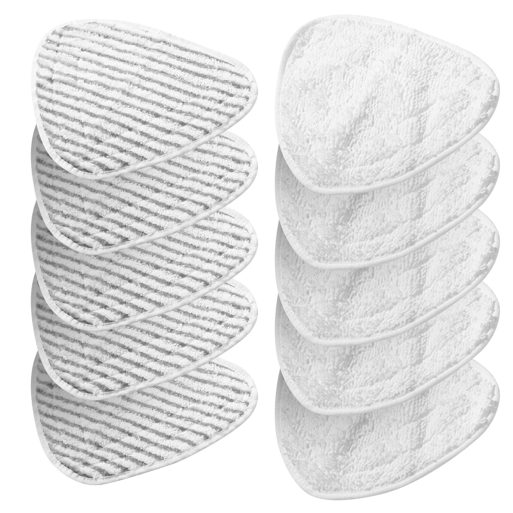 Nuangoo 10 Stück für Vileda Dampfreiniger Ersatzbezug Mikrofaser Set,Kompatibel mit dem Dampfreiniger für Vileda Steam Plus,Wiederverwendbar zur Bodenreinigung - Image 7