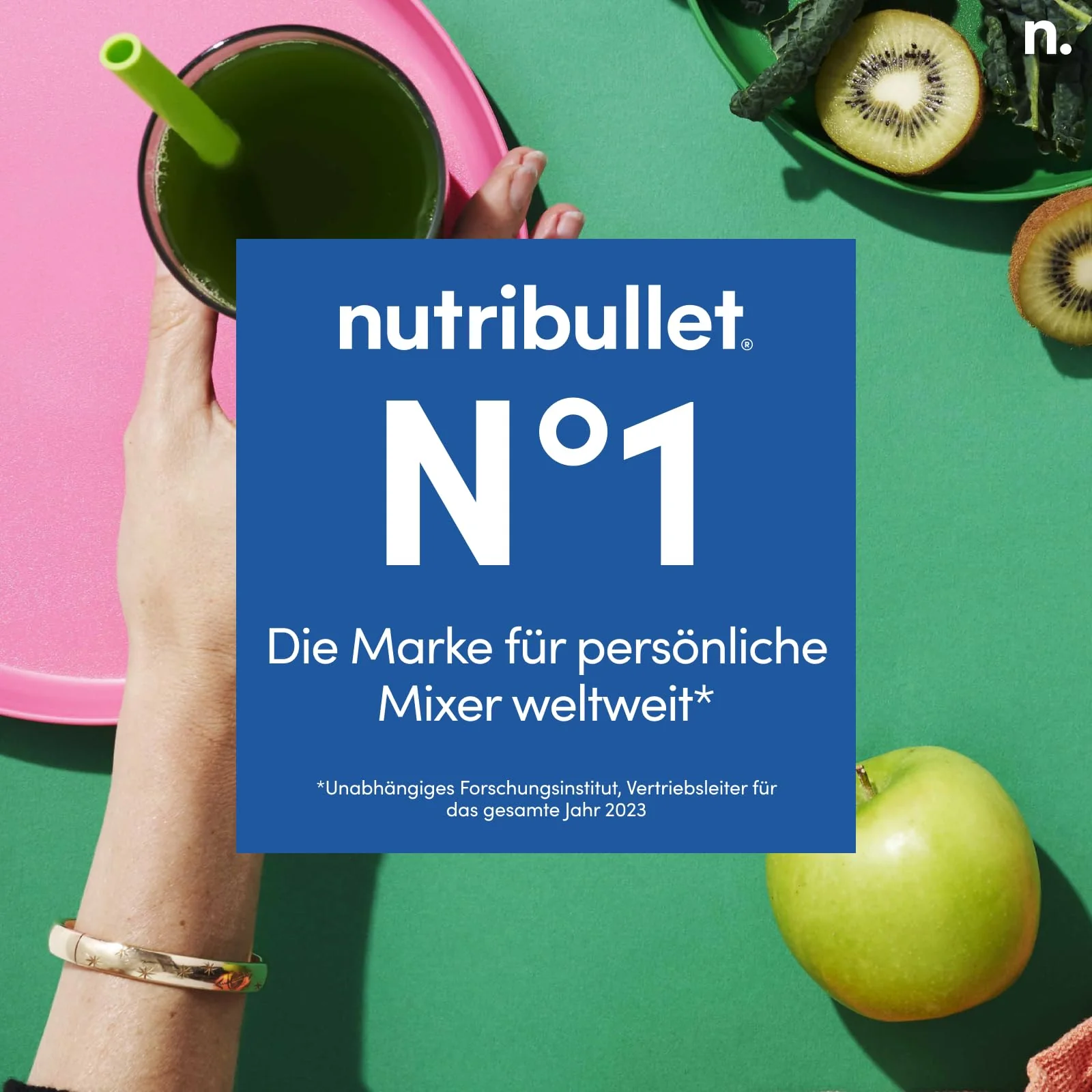 nutribullet Pro, 900 Watt Leistung, Einfach und schnell in der Anwendung, Kompakt, Leicht zu reinigen, Mit 700 ml Becher, Smoothiemixer, Smoothie Maker, Elektrischer Mixer, NB904B, Schwarz - Image 4