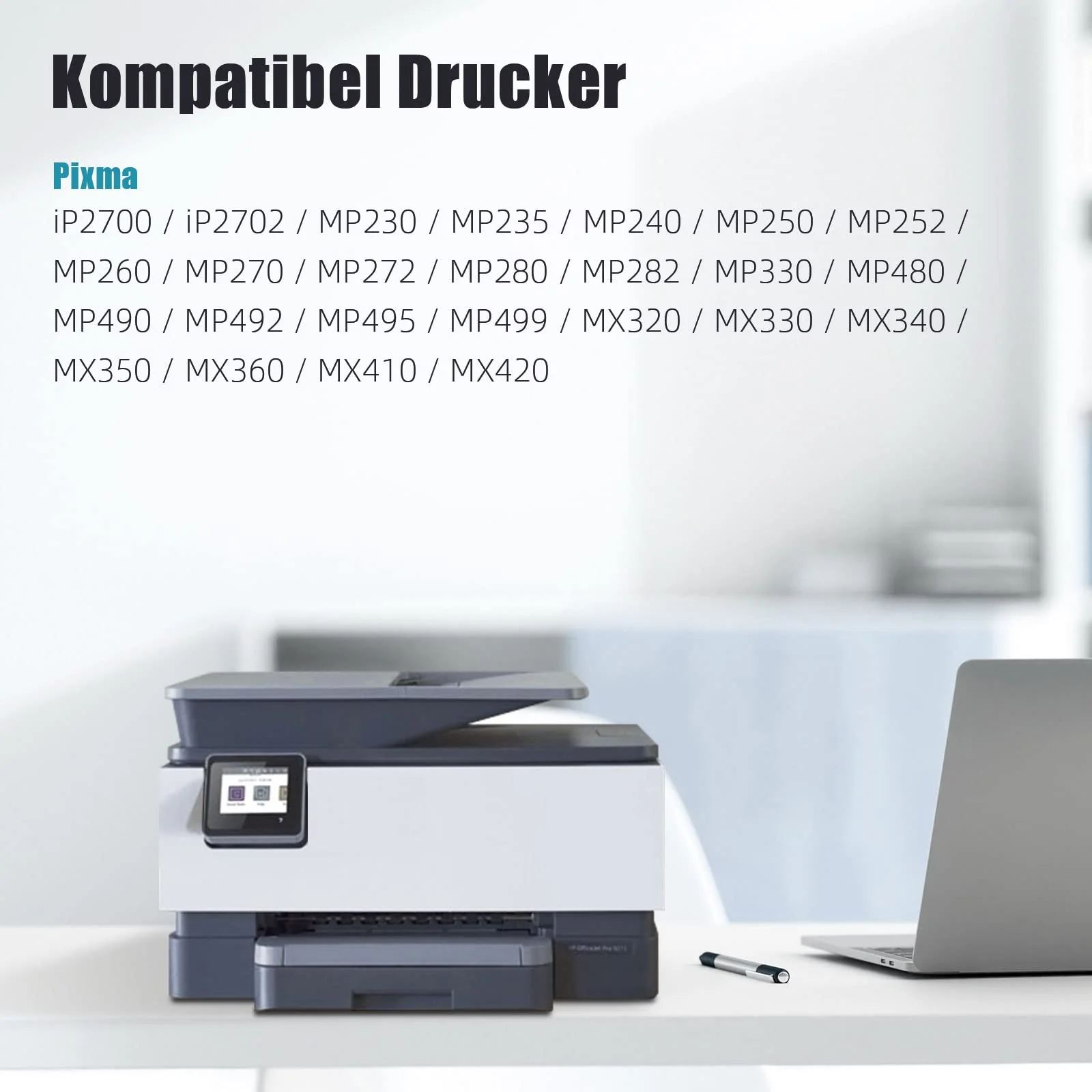 Oeggoink 510 511 Druckerpatrone Kompatibel für Canon 510 511 Druckerpatronen, Canon Patronen 510 511, PG-510 / CL-511 Schwarz und Farbe für Canon Pixma MP270 MP280 MP230 MP240 MP250 iP2700 MP495 MX360 - Image 7