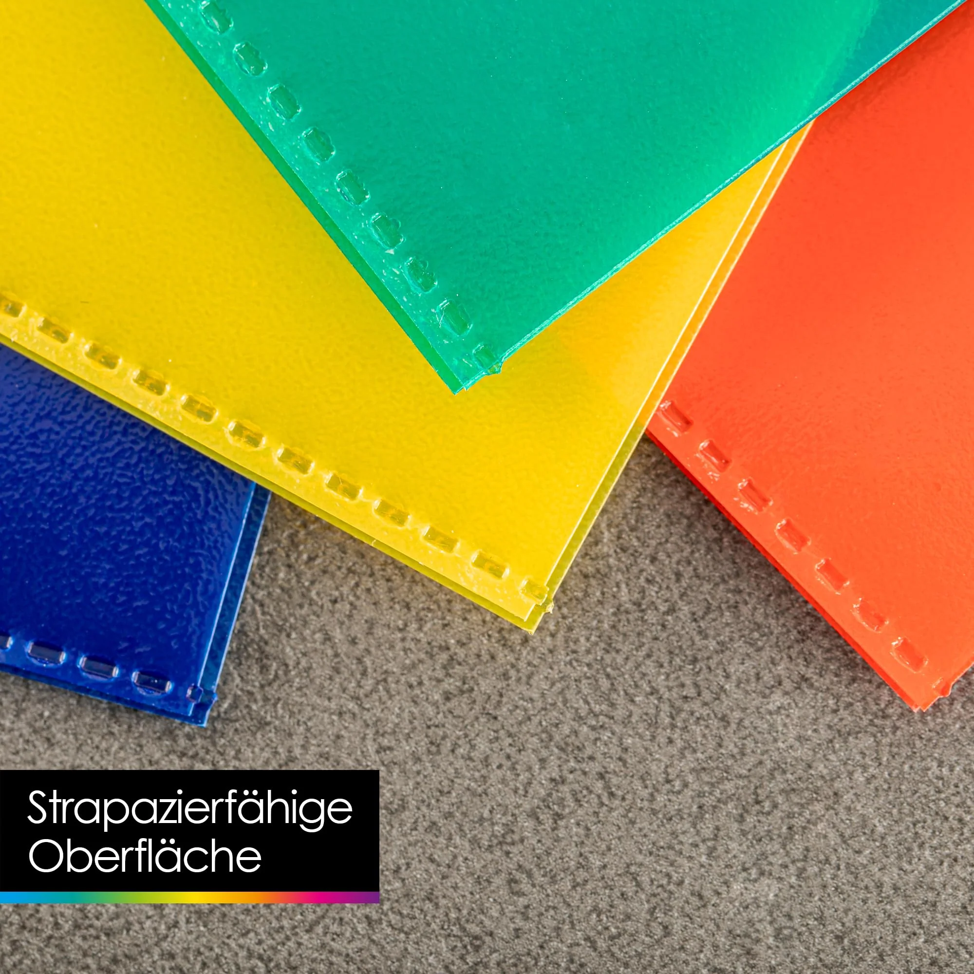 OfficeTree 25x Hefthüllen A4 Bunt - Heftumschläge A4 Bunt - Umschläge Heft - Heftschoner - Heftumschlag - Hefthülle - Umschläge für Schulhefte - Dokumentenecht - Image 4