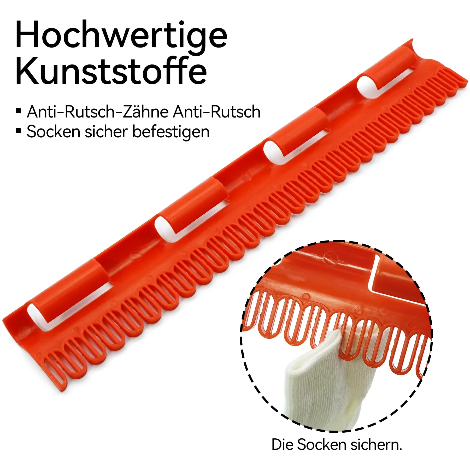 Okoss 5 Stück Sockentrockner Wäscheständer, Sockenbügel Kunststoff, Windfester Kleinteilehalter, Winddichter Aufhänger ideal für Kleine Kleidung, Socken, Handschuhe, Unterwäsche