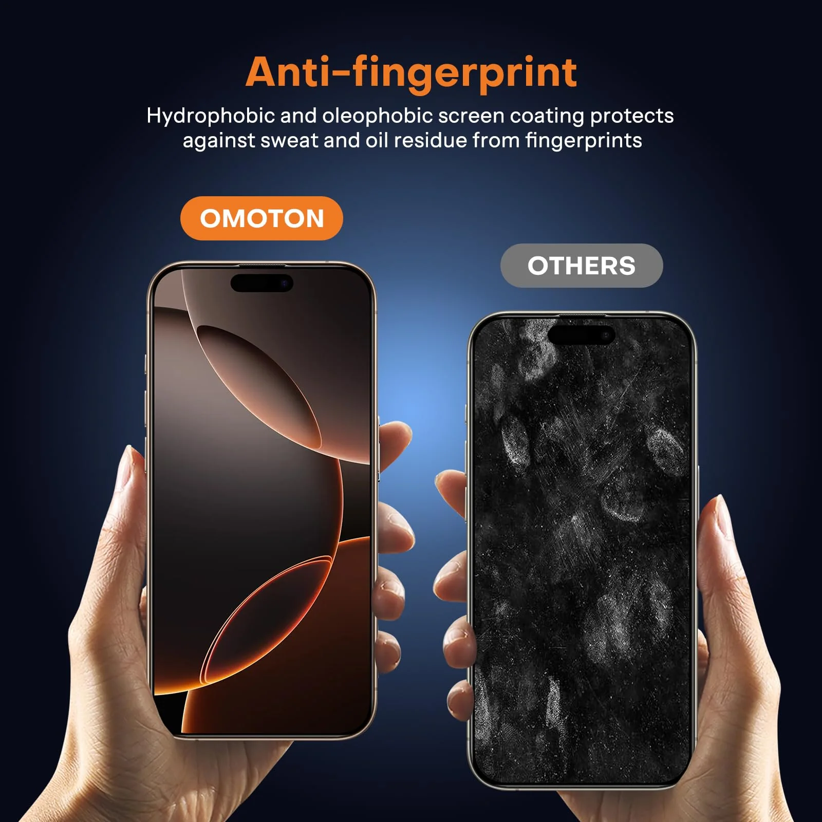 OMOTON für iPhone 16 Pro Max für Panzerglas, Full Screen Auto-Installation, kompatibel mit iPhone 16 Pro Max Kameraschutz, Präzise Ausrichtung, Bläschenfrei, 9H Härte Folie, 2+2 Stück - Image 2