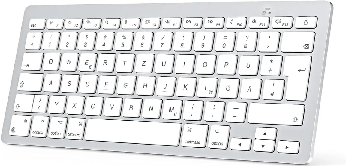 OMOTON Kabellos Tastatur mit Multimedia-Tasten, Kompatibel mit Mac - Image 3