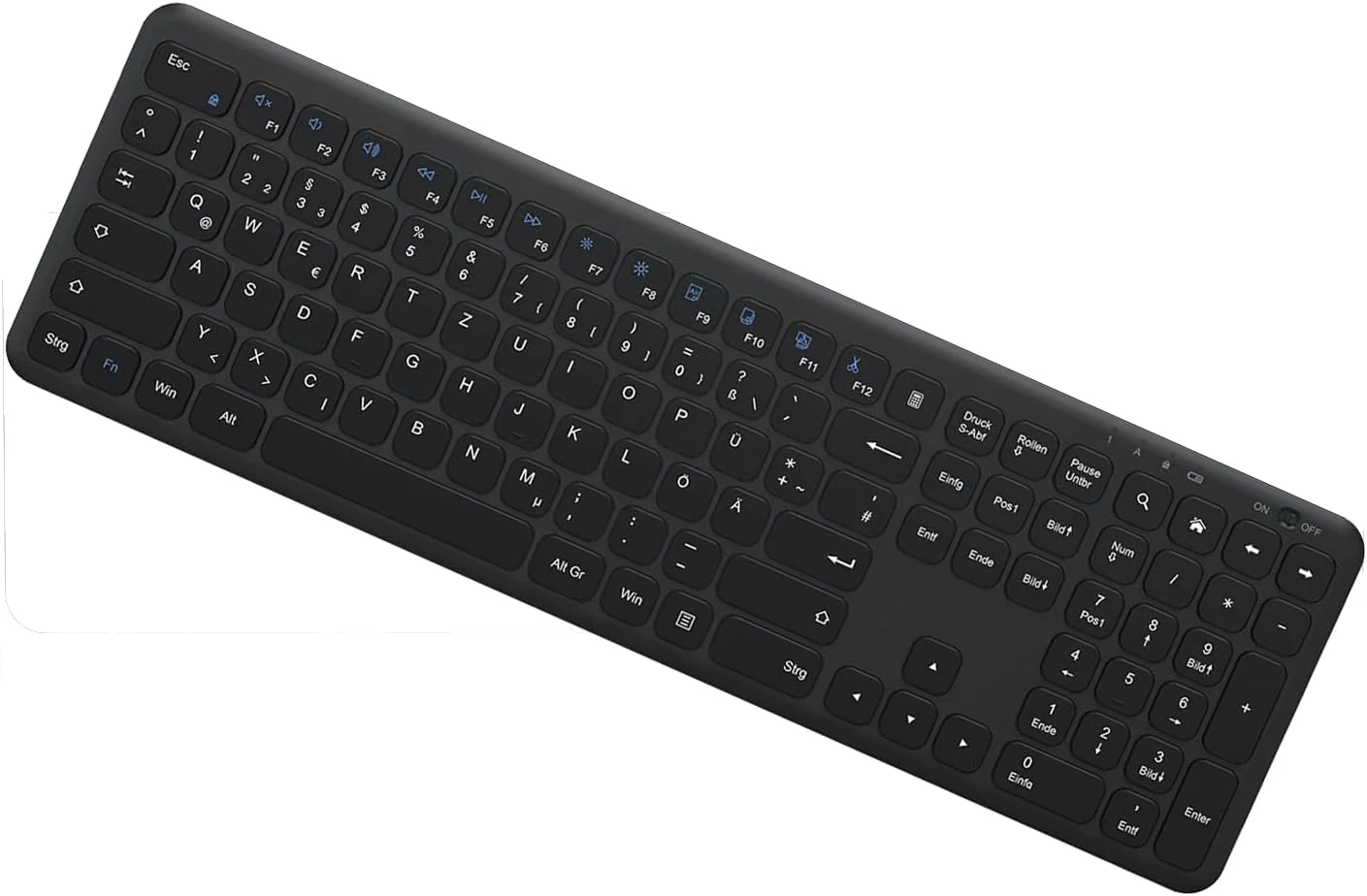 OMOTON Tastatur Kabellos, 2.4GHz Wireless Tastaturen für Windows 11/10/8/7/XP, Kompatibel mit PC, Computer, Notebook - Image 2
