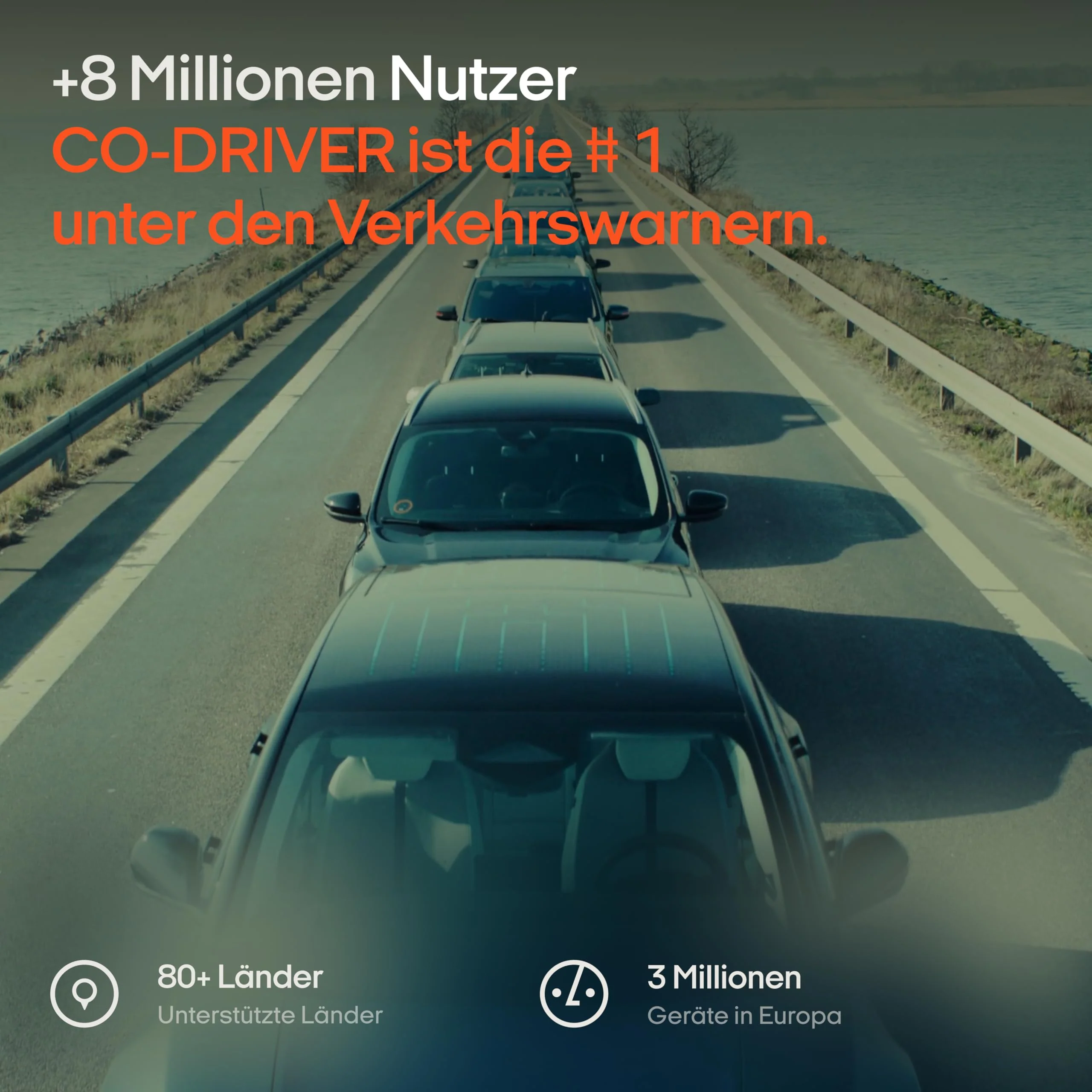OOONO CO-DRIVER NO1: Warnt vor Blitzern und Gefahren im Straßenverkehr in Echtzeit, automatisch aktiv nach Verbindung zum Smartphone über Bluetooth, Daten von Blitzer.de - Image 6