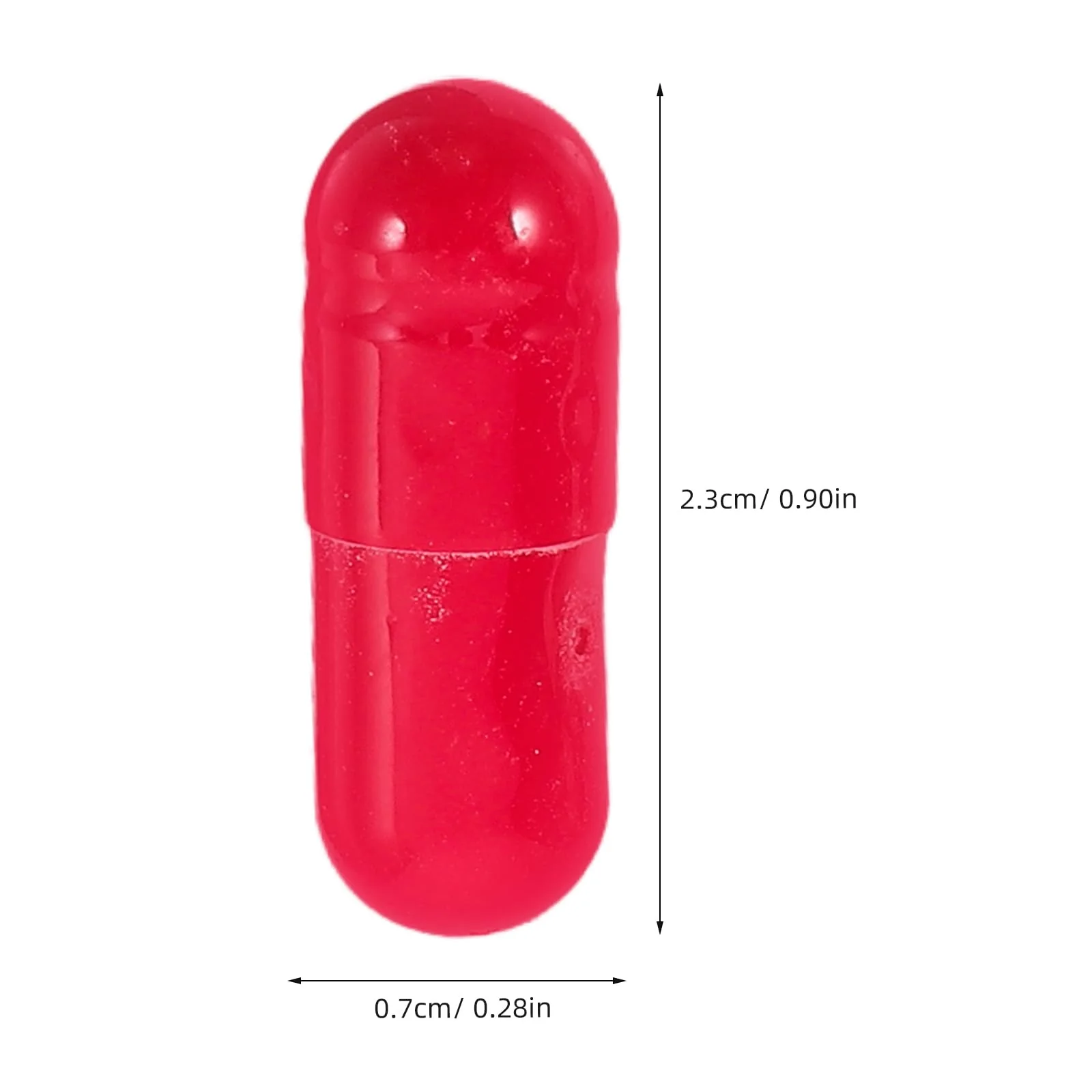 Operitacx 24 Stück künstliche Blutkapseln, lustige Witzkapseln, künstliche Blutpillen Vampir, sichere Halloween-Make-up-Bluten für die Kreation von gruseligem Halloween - Image 9