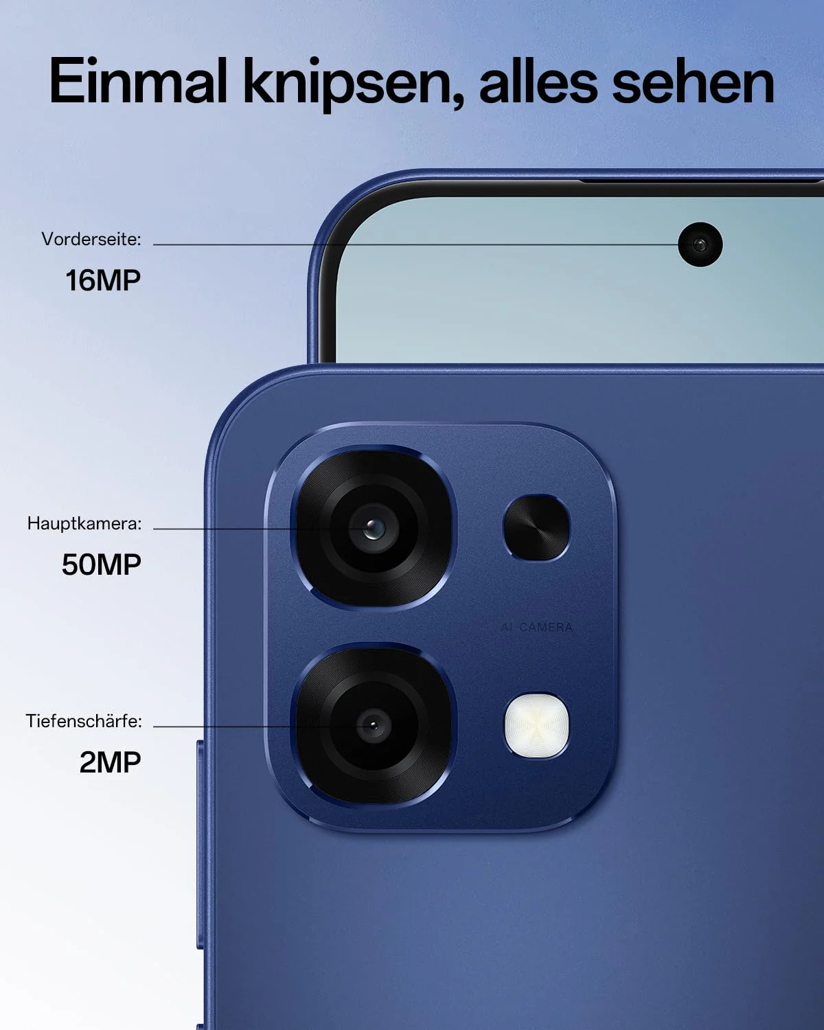 OPPO A6 Pro 5G 8+256GB, KI-Android-Smartphone (freigeschaltet), 6,57-Zoll 120Hz AMOLED-Display, 50+16-MP-KI-Kamera, 6500-mAh-Akku, IP69, Stellar Black (inkl. 80-W-SUPERVOOC-Ladegerät & Kopfhörer) - Image 6