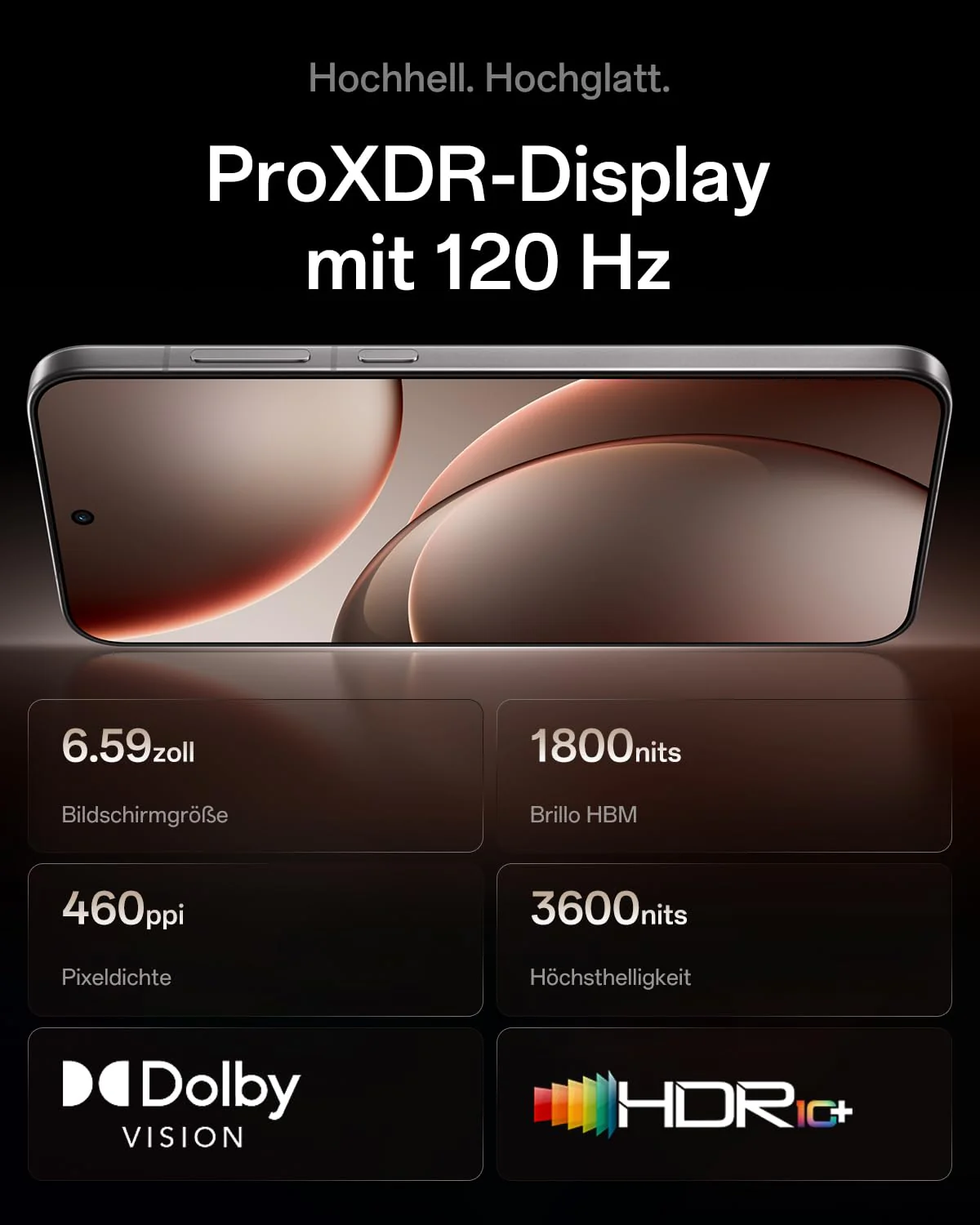 OPPO Find X9 5G 12+512GB, AI-freigeschaltetes Smartphone, 6,59" 120Hz ProXDR Display, 50MP Hasselblad-Kamera, 4K Motion, 7025 mAh Akku, IP69, Titanium Grey (inkl. 80W SUPERVOOC Ladegerät & Enco Air4) - Image 7