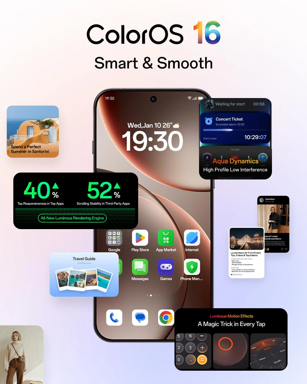 OPPO Find X9 Pro 5G 16+512GB, AI Unlocked Smartphone, 6,78" 120Hz ProXDR Display, 200MP Hasselblad-Kamera, 4K Motion, 7500 mAh Akku, IP69, Silk White (inkl. 80W SUPERVOOC Ladegerät und Enco Air4) - Image 2