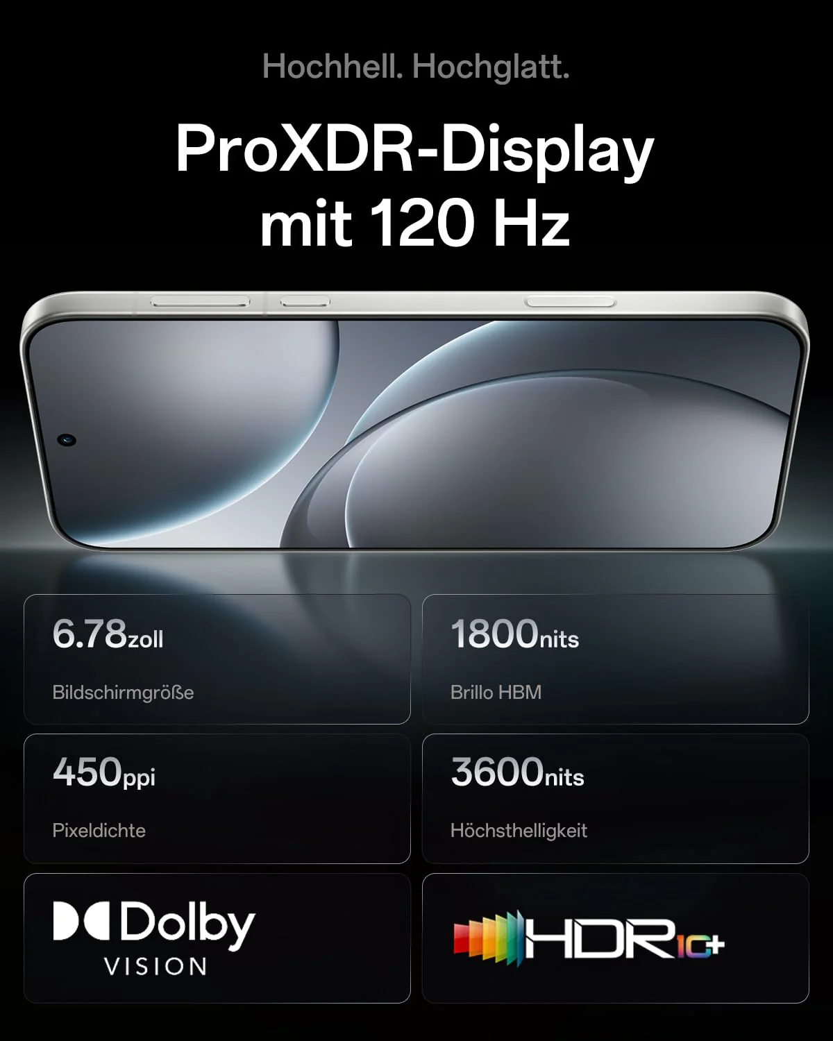 OPPO Find X9 Pro 5G 16+512GB, AI Unlocked Smartphone, 6,78" 120Hz ProXDR Display, 200MP Hasselblad-Kamera, 4K Motion, 7500 mAh Akku, IP69, Silk White (inkl. 80W SUPERVOOC Ladegerät und Enco Air4) - Image 7