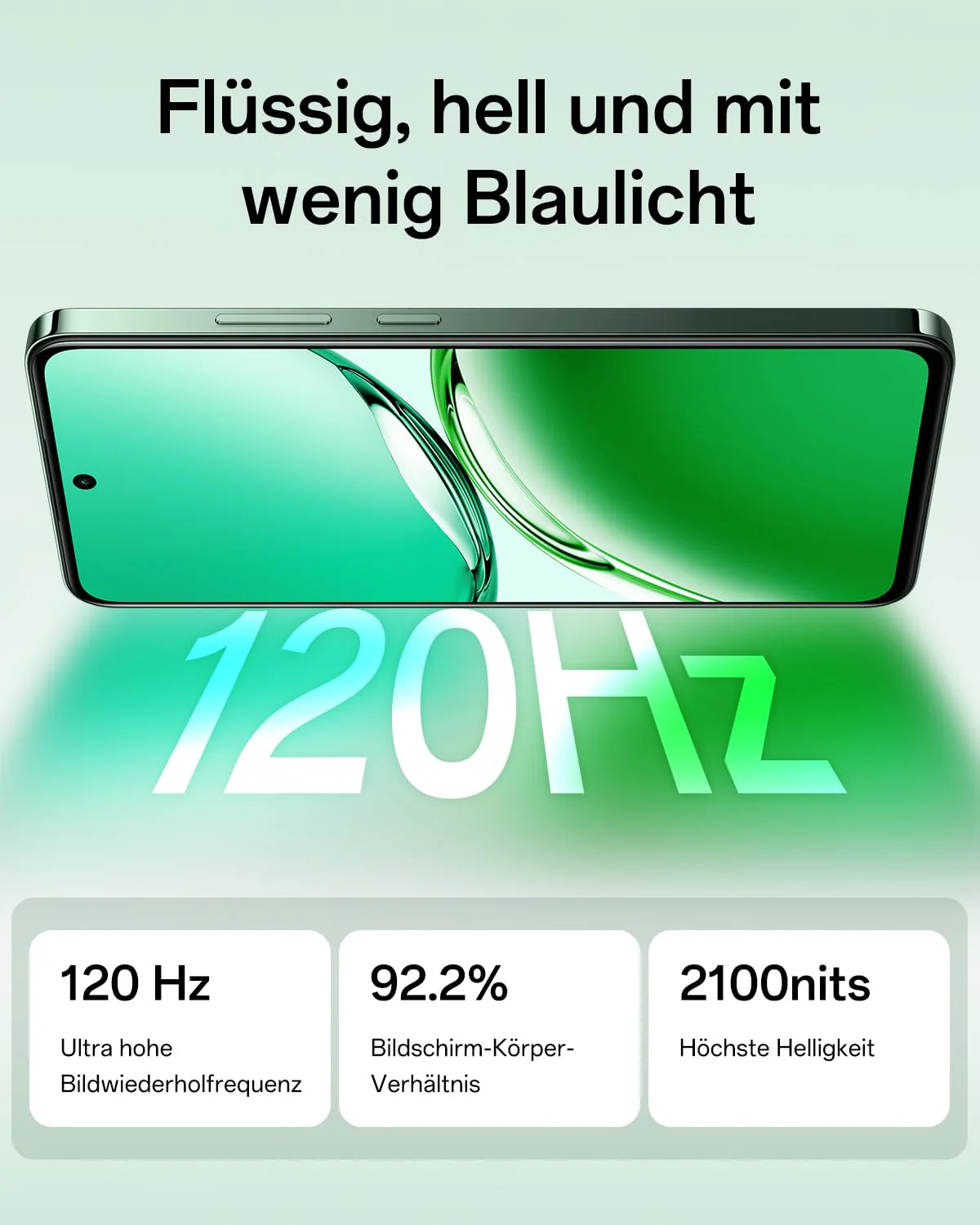 OPPO Reno12 FS 5G 12+512GB, KI Android-Smartphone (entsperrt), 6,67" 120Hz AMOLED Display, Dimensity 6300 Handy, 50+8+2MP KI-Kamera, 5000mAh 45W, IP64 wasserfest, NFC, Grün - Image 7