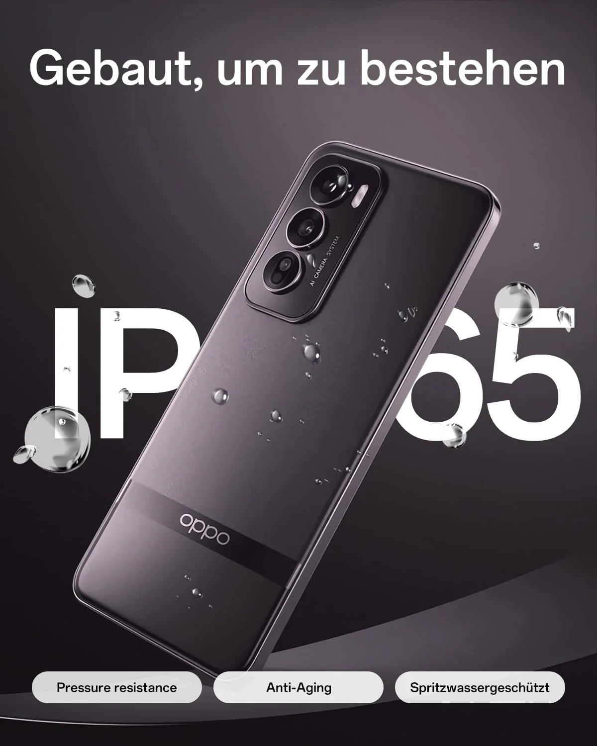OPPO Reno12 Pro 5G 12+512GB, AI Smartphone Android, Handy, SUPERVOOC 80W, 5000mAh Akku, Schnellladefunktion, Doppelte 50MP AI Kamera, 120Hz 6,7" AMOLED, Dimensity 7300, NFC, Braun - Image 5