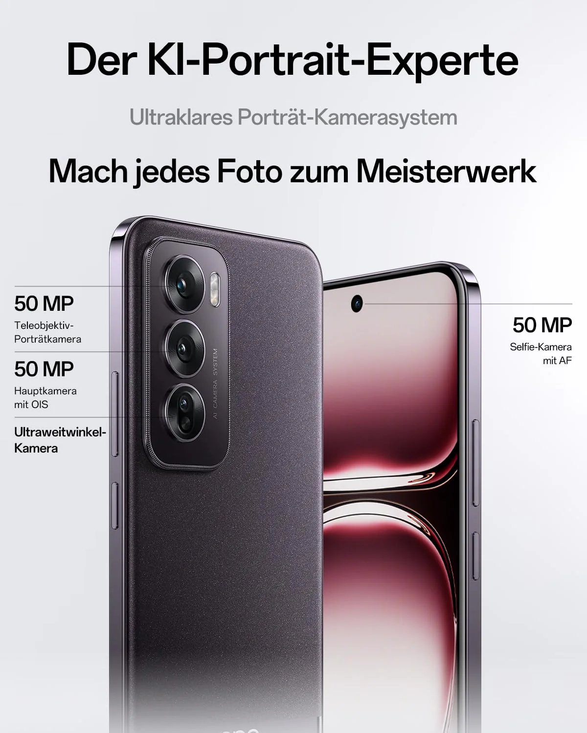 OPPO Reno12 Pro 5G 12+512GB, AI Smartphone Android, Handy, SUPERVOOC 80W, 5000mAh Akku, Schnellladefunktion, Doppelte 50MP AI Kamera, 120Hz 6,7" AMOLED, Dimensity 7300, NFC, Braun - Image 9