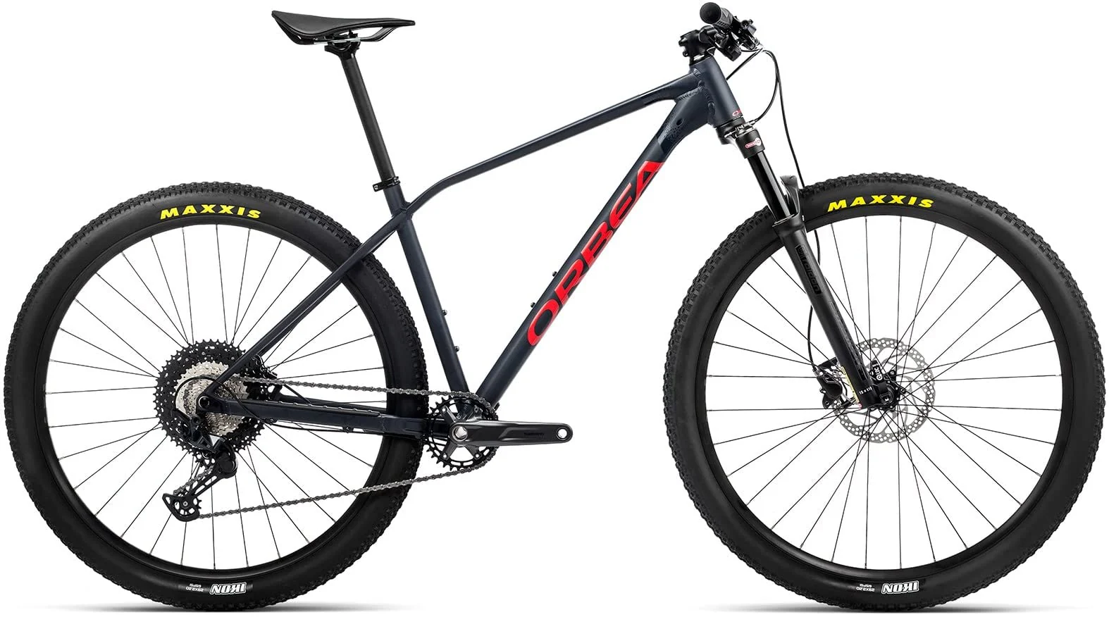 ORBEA Alma H20 29R Mountain Bike (L/48.3cm, Blue Bondi (Matte)/Bright Red (Gloss))