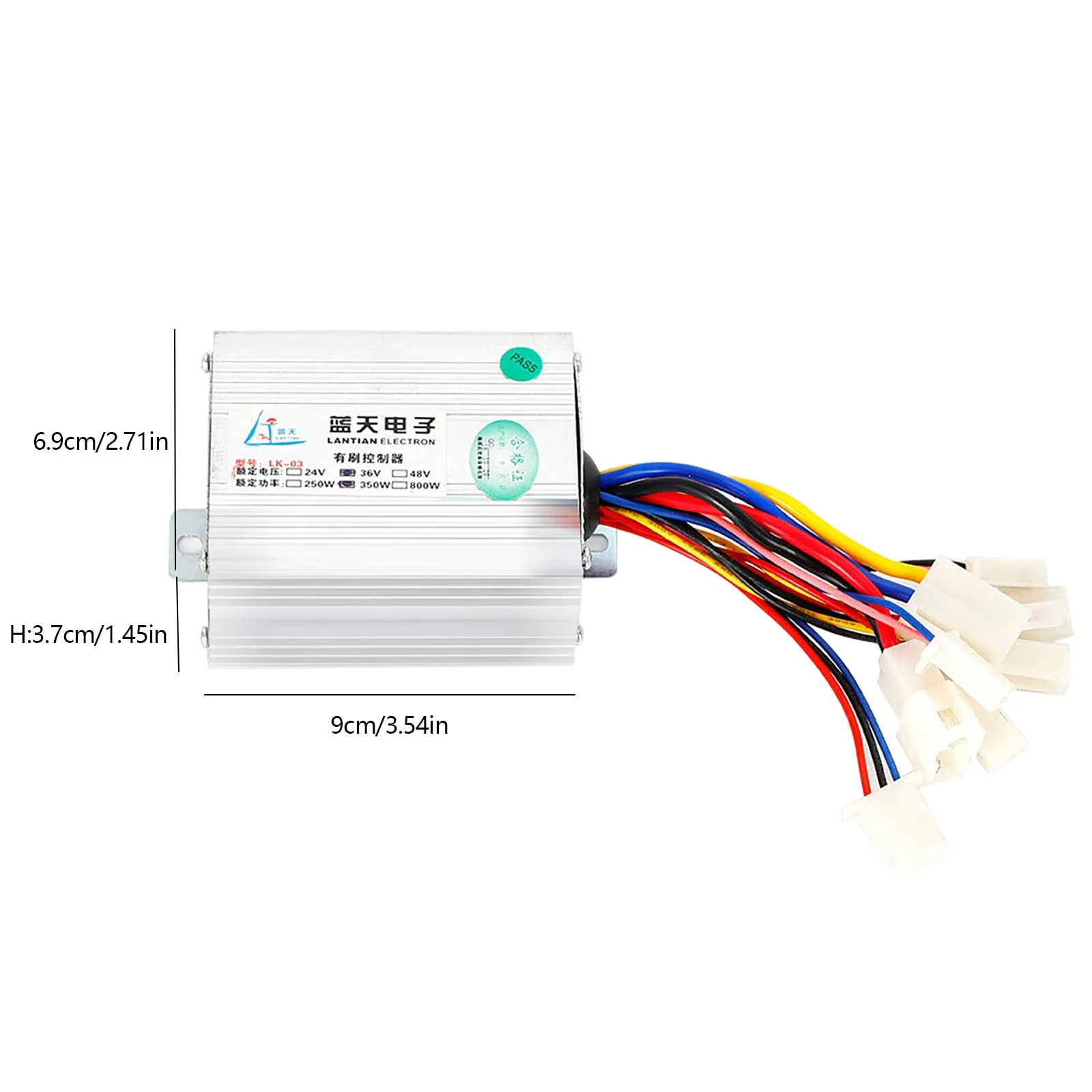OUKANING 250W E-Bike Conversion Kit Elektrofahrrad Umbausatz Set Elektro Fahrrad Motor Set für 22" -29" Fahrrad Vorderrad Ebike Pedelec Motor (36V) - Image 4