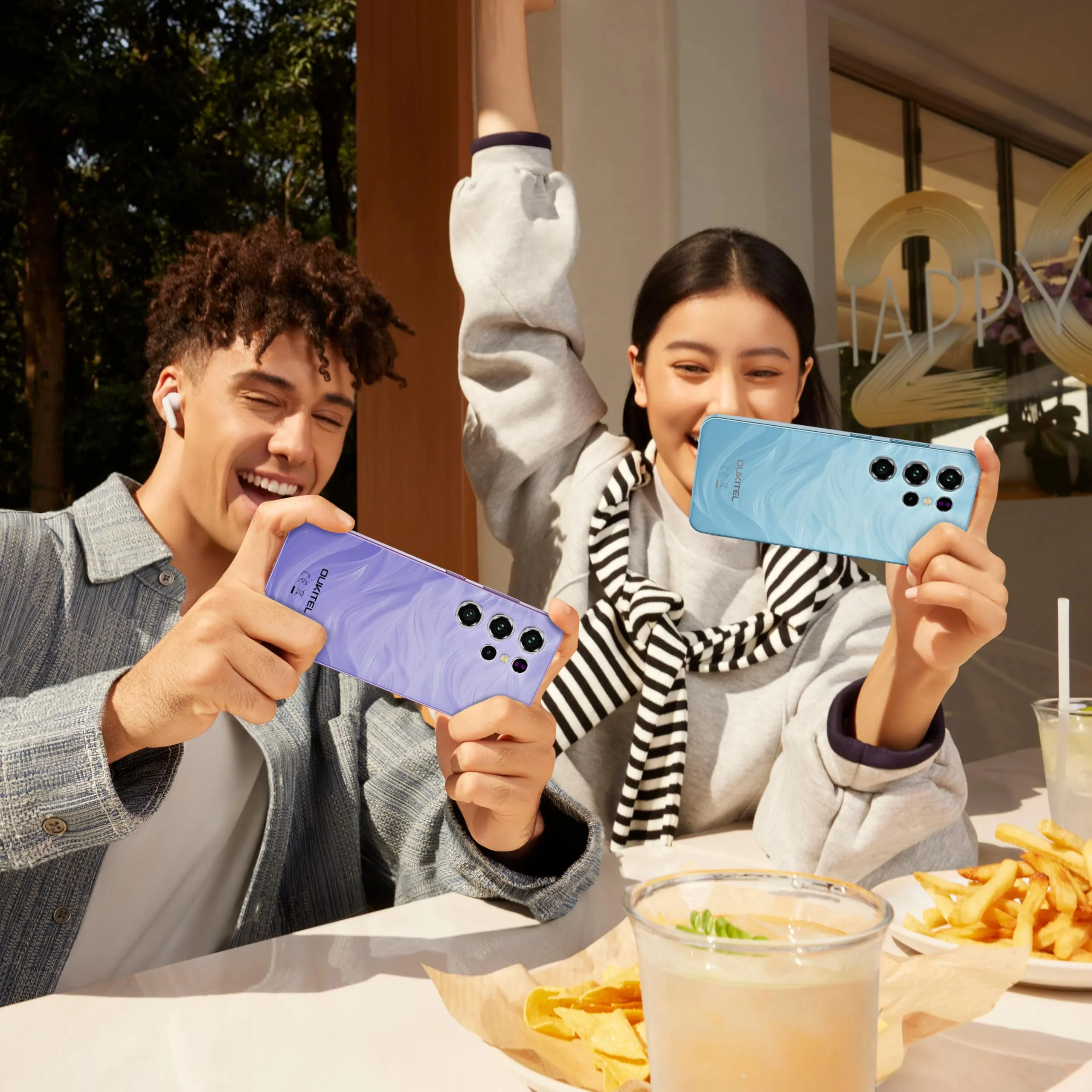 OUKITEL C2 Smartphone Ohne Vertrag - Android 16 Handy Günstig 16GB+128GB /1TB, 6.52 Zoll Handy Ohne Vertrag, 5000mAh Akku Simlockfreie Handys, 13MP+5MP, Dual SIM Face ID/OTG/GPS/3.5mm Jack, Blau - Image 5