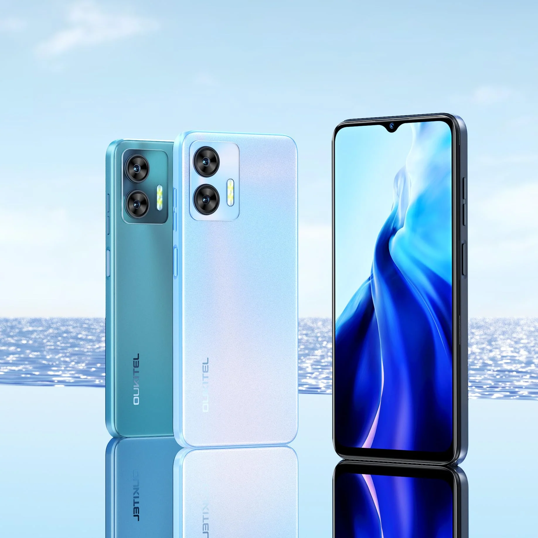 OUKITEL C36 (2023) Handy Ohne Vertrag, 12GB+128GB/1TB erweiterbar, 5150mAh 6.56" HD+ Display Android 13 günstig Smartphone 4G, Octa Core Prozessor, 13MP Panorama Kamera,Dual SIM 3 Steckplatz, Wi-Fi - Image 2