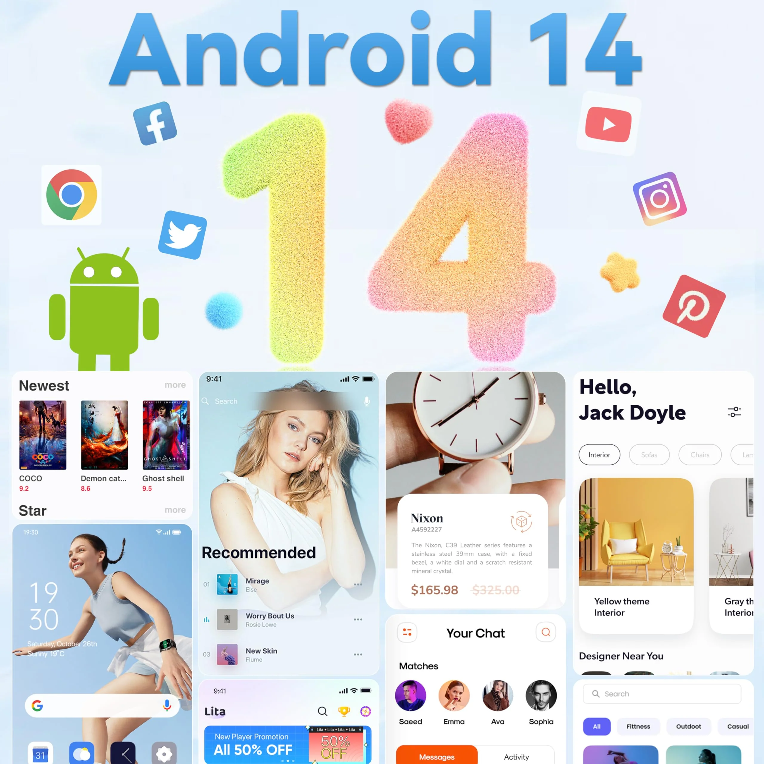 OUKITEL C57S Android 14 Smartphone Ohne Vertrag 4G - 8GB+64GB/128GB Handy Günstig, Octa Core, 6,52 Zoll HD+, 4300mAh Handy Ohne Vertrag, 4G Dreifache SLM Simlockfreie Handys 2 Jahre Garantie - Blau - Image 5