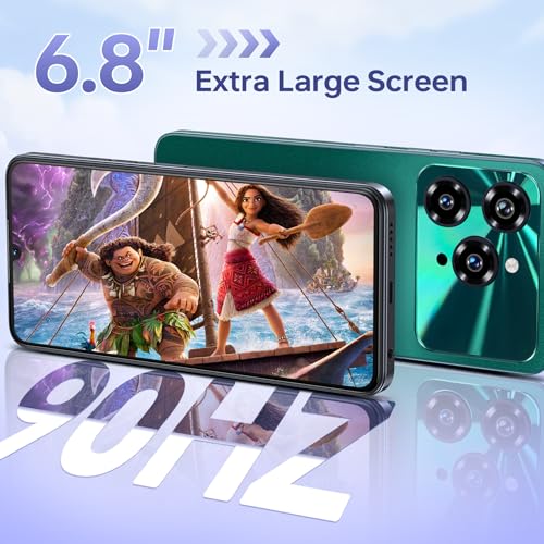 OUKITEL C6 5G Smartphone Ohne Vertrag, 24GB RAM+256GB/1TB ROM Handy Ohne Vertrag, 6.8'' HD+90Hz, 5150mAh, Android 15 Simlockfreie Handys, 50MP Kamera Smartphone, Dual 5G SIM/GPS/Face ID/Fingerabdruck - Image 7