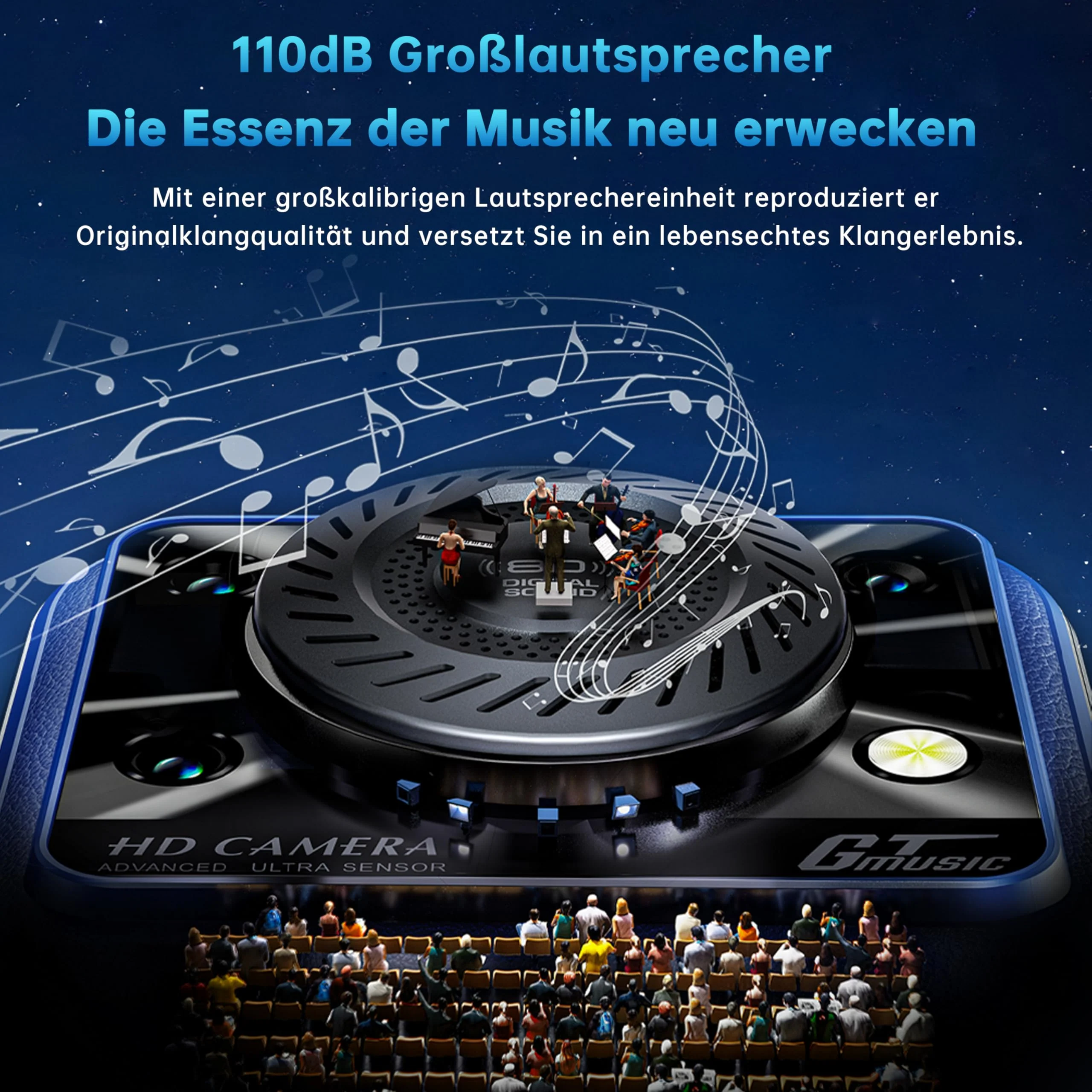 OUKITEL C60 Smartphone Ohne Vertrag - Android 15 10000mAh 16GB+128GB Handy Ohne Vertrag 6.88 Zoll 90Hz Bildschirm 13MP+5MP Kamera,120LM Taschenlampe,Lautsprecher,GPS,Dual SIM Simlockfreie Handys,Grün - Image 8