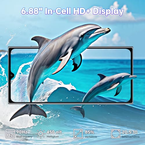 OUKITEL C61 Pro Smartphone Ohne Vertrag Android 15, 24GB+256GB/1TB Handy Ohne Vertrag, 6,88" HD+ Bildschirm Smartphone 5150mAh, 13MP+5MP, Dual SIM 4G Simlockfreie Handys, NFC/Fingerabdruck/Face ID/OTG - Image 13
