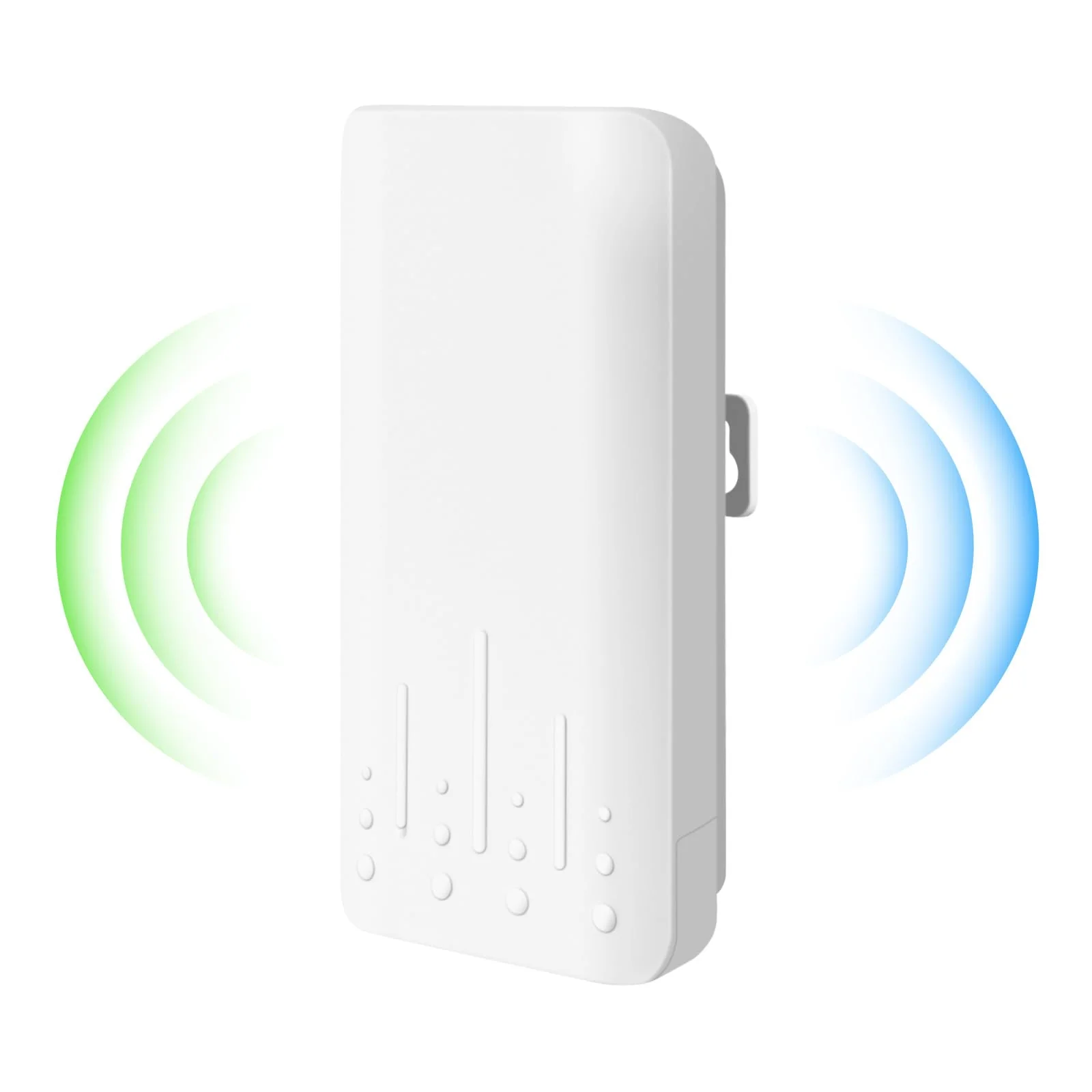 Outdoor WLAN Verstärker Wetterfester, IP65 Regenfest und Staubdicht WiFi Repeatermit AP Modus, 2.4Ghz 300 Mbit/s WiFi Expander,Eingebaute versteckte Antenne, Arbeitstemperatur -40℃—70℃，weiß - Image 6
