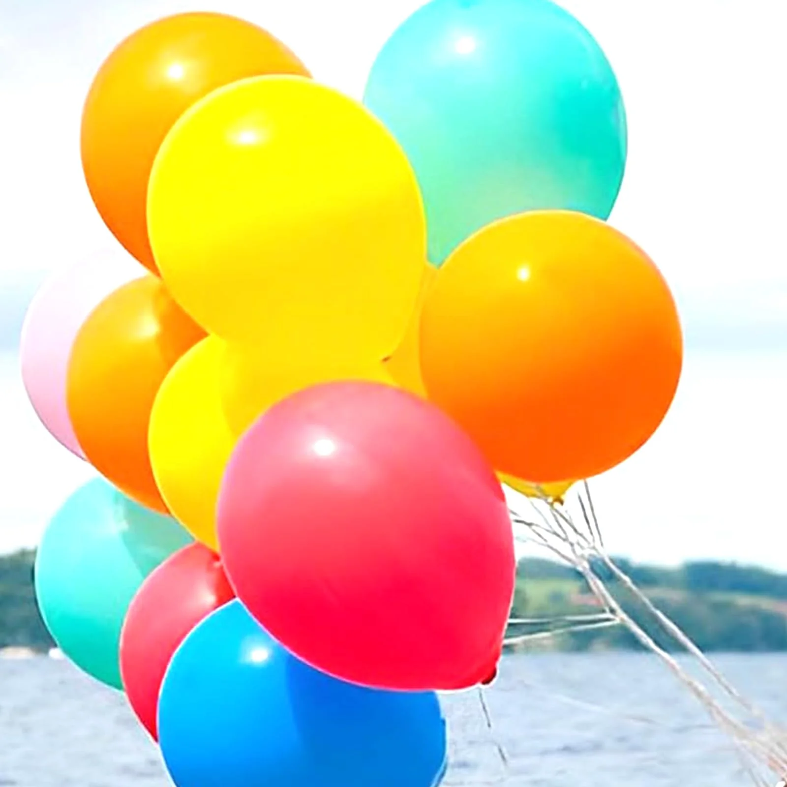 Ovanda 20 Stück 10 Zoll Luftballons Bunt,Regenbogen Party Ballons,Ballons Tropische,Sommer Hawaii Partyballon,Latex Helium Ballon,Ballon Girlande Bogen,Sommer Flamingo Deko,Kinder Geburtstag,Babyparty - Image 3
