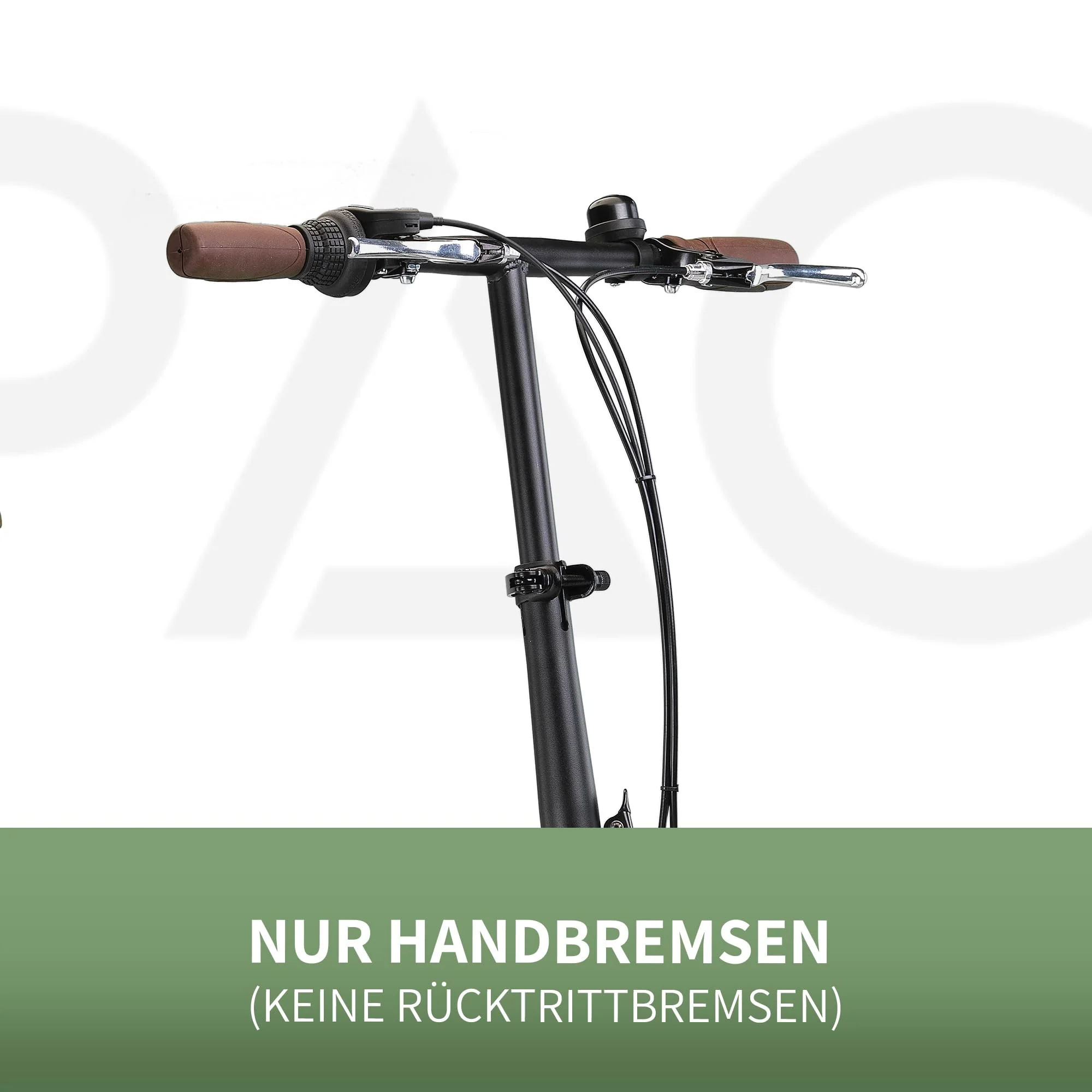 PACTO Ten Klapprad 20 Zoll mit Schnelles Faltsystem (10 Sek), Stahlrahmen, Leichtgewicht (16KG), 6 Gänge, V-Bremsen und doppelwandige Aluminiumfelgen (Mint) - Image 6