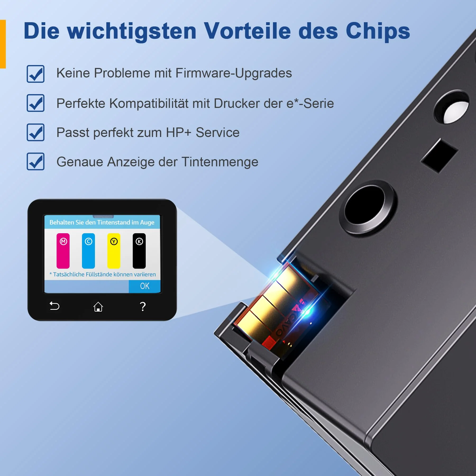 Palmtree 963XL Druckerpatronen Kompatibel für HP 963XL Multipack für HP Officejet Pro 9012e 9010 Patronen 9010e 9012 9014 9014e 9020 9020e 9022 9022e 9025e 9015e 9016e 9019 (Aktualisierte Fassung) - Image 5