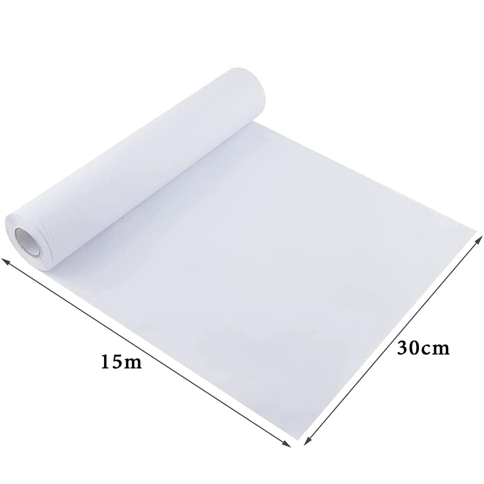 PALUDO Zeichenpapier Rolle, 30 cm x 15m Weiße Papierrolle 70 g/m, Malpapier Rolle Kinder, Skizzenpapier Skizzenrolle für Kinder Staffeleipapier Wandkunst Skizzieren Basteln Zeichnen Geschenkpapier - Image 8