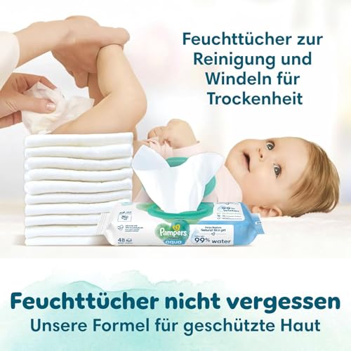 Pampers Baby Windeln Größe 4 (9-14 kg) Harmonie, MONATSBOX, Sanfter Hautschutz Und Pflanzenbasierte Inhaltsstoffe, 174 Stück - Image 5