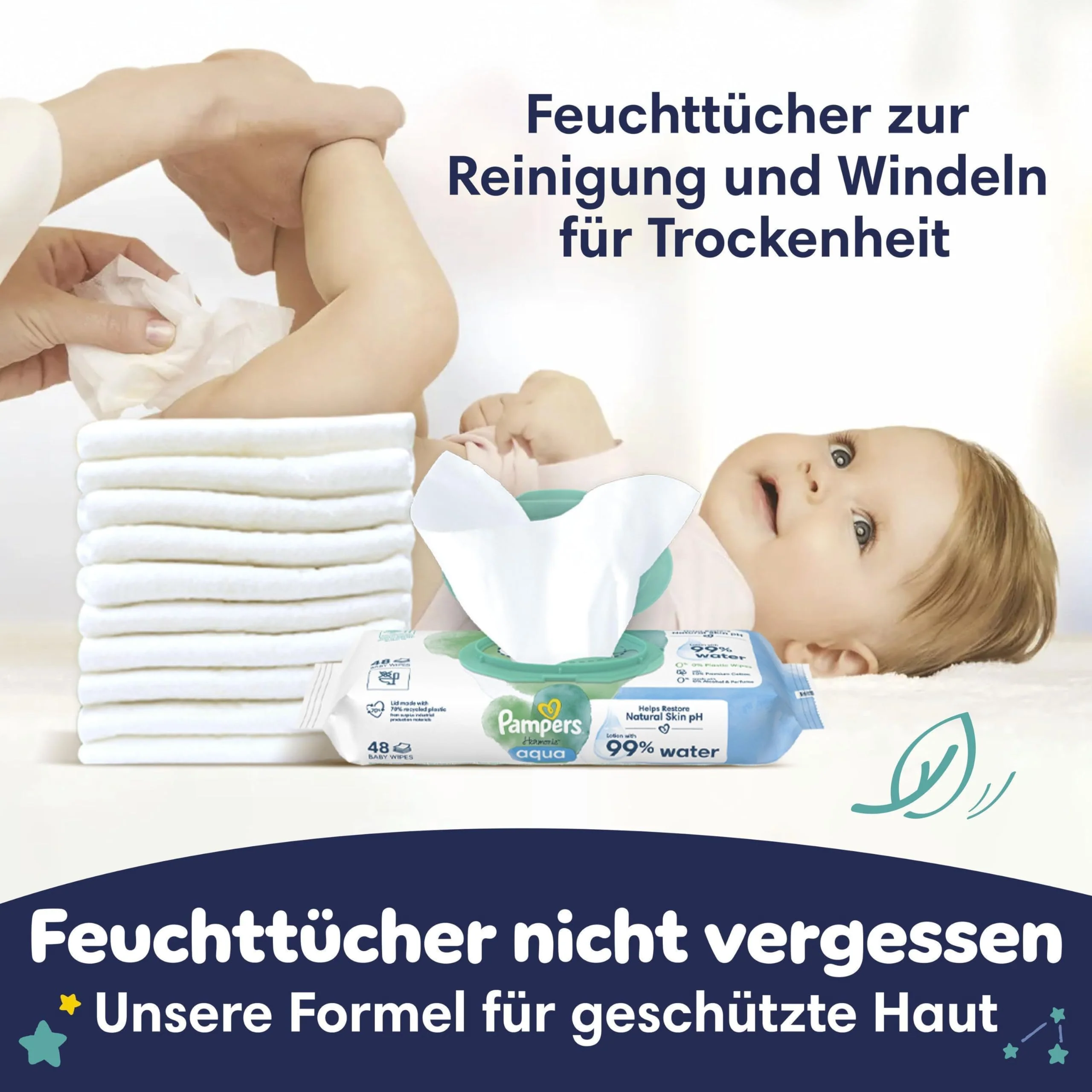 Pampers Night Windeln Pants Größe 6 (15+kg) Baby-Dry, MONATSBOX, Windelhöschen bieten zusätzlichen Schutz für die ganze Nacht, 138 Höschenwindeln - Image 4