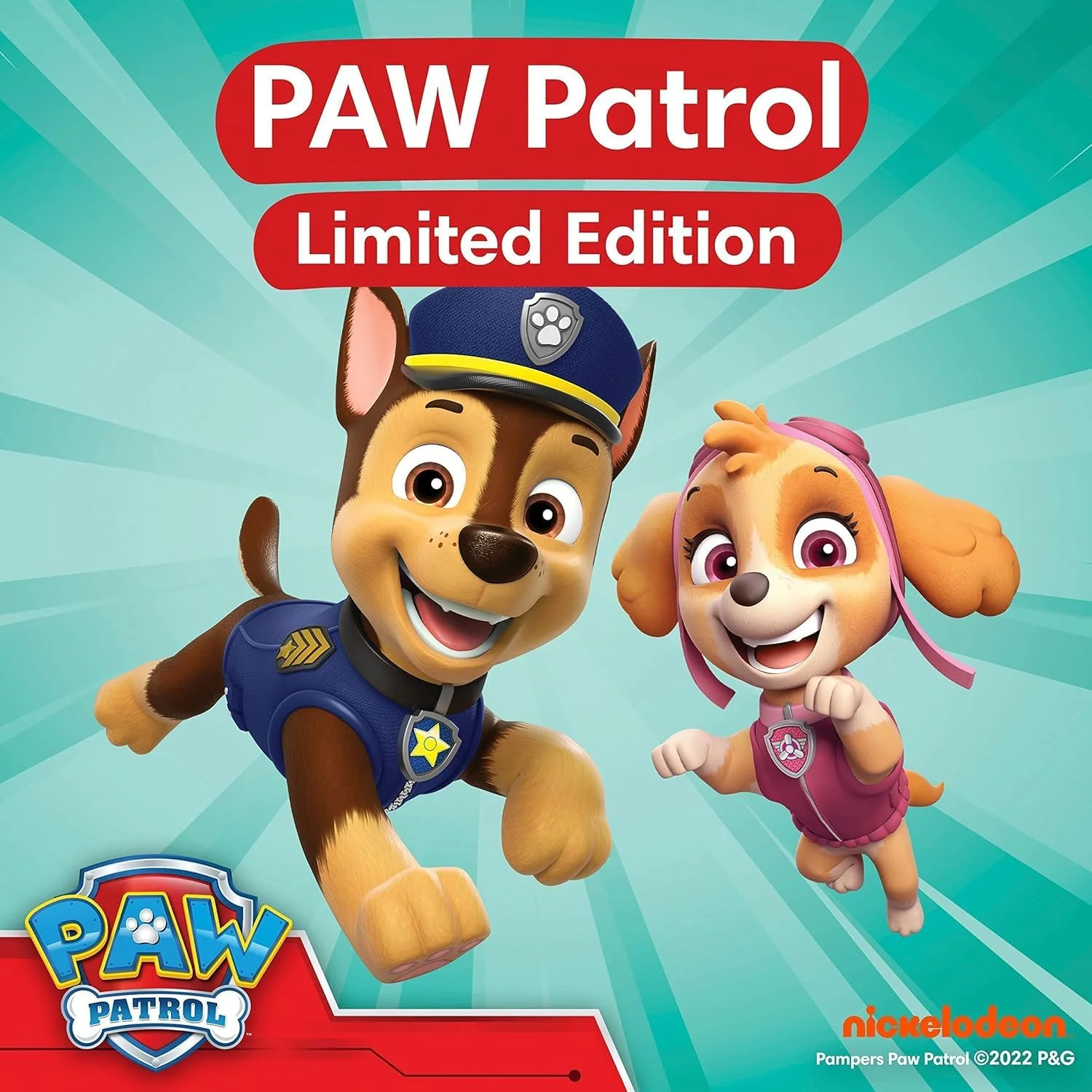 Pampers Windeln Paw Patrol Pants Größe 6 (14-19kg) Baby-Dry, Extra Large mit Stop- und Schutz Täschchen, MONATSBOX, 138 Höschenwindeln - Image 6