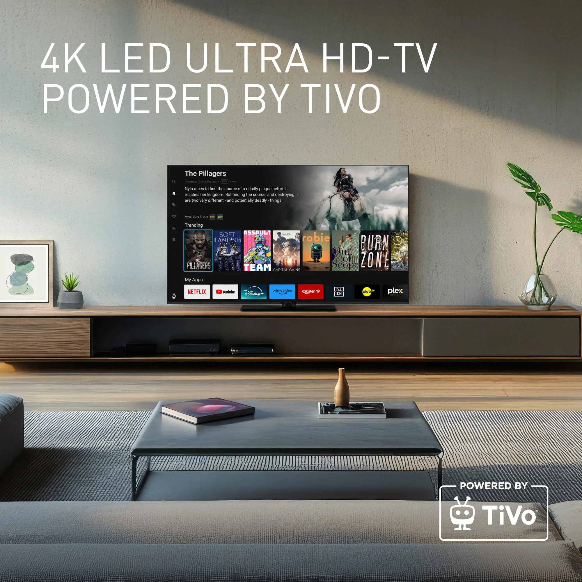 Panasonic TB-50W61AEZ, W61 Serie, 50 Zoll, 4K Ultra HD LED Smart TV, 2025, TiVo, Dolby Vision & Atmos, Game Mode Plus, Alexa & Google Sprachsteuerung, Schwarz - Image 13