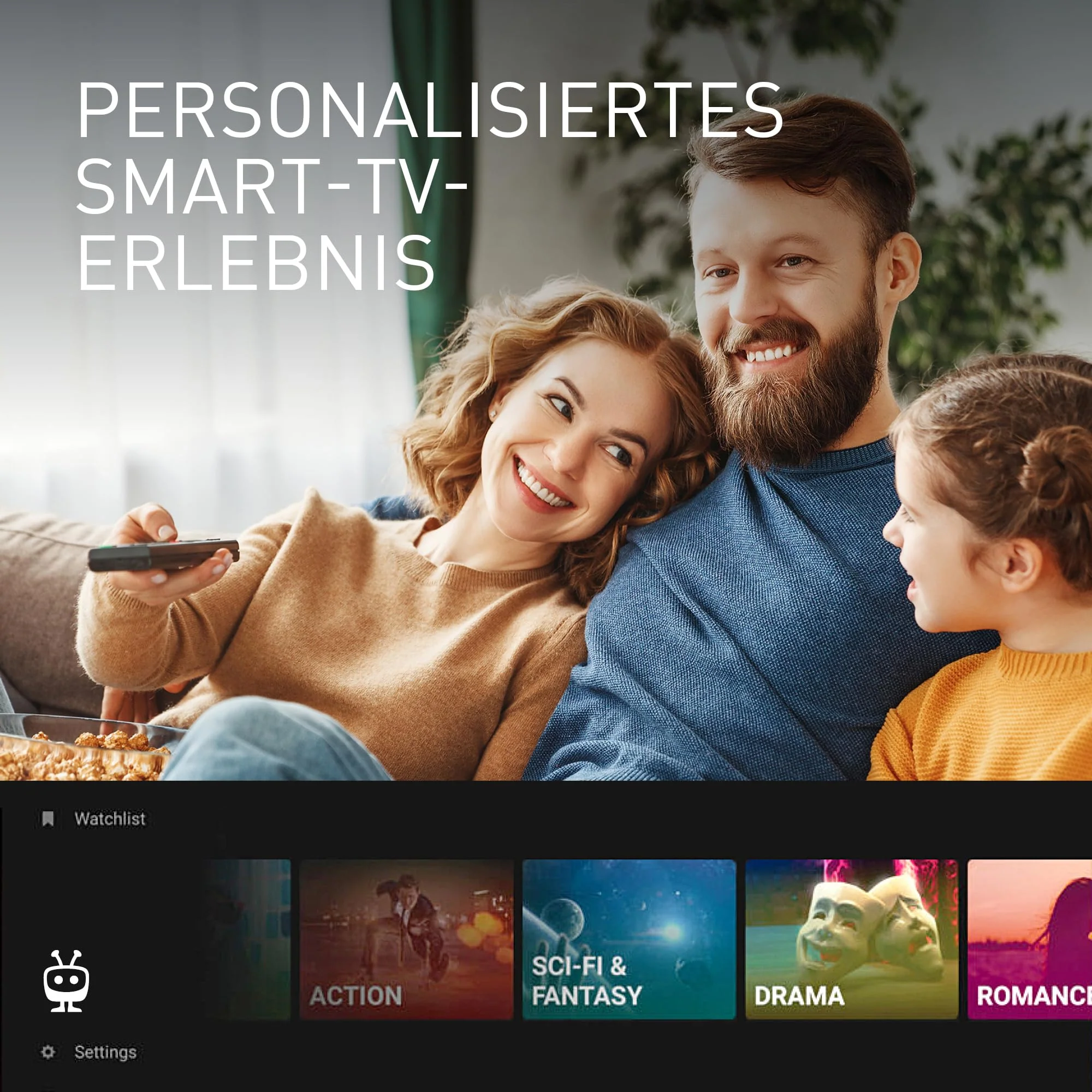 Panasonic TB-50W61AEZ, W61 Serie, 50 Zoll, 4K Ultra HD LED Smart TV, 2025, TiVo, Dolby Vision & Atmos, Game Mode Plus, Alexa & Google Sprachsteuerung, Schwarz - Image 8